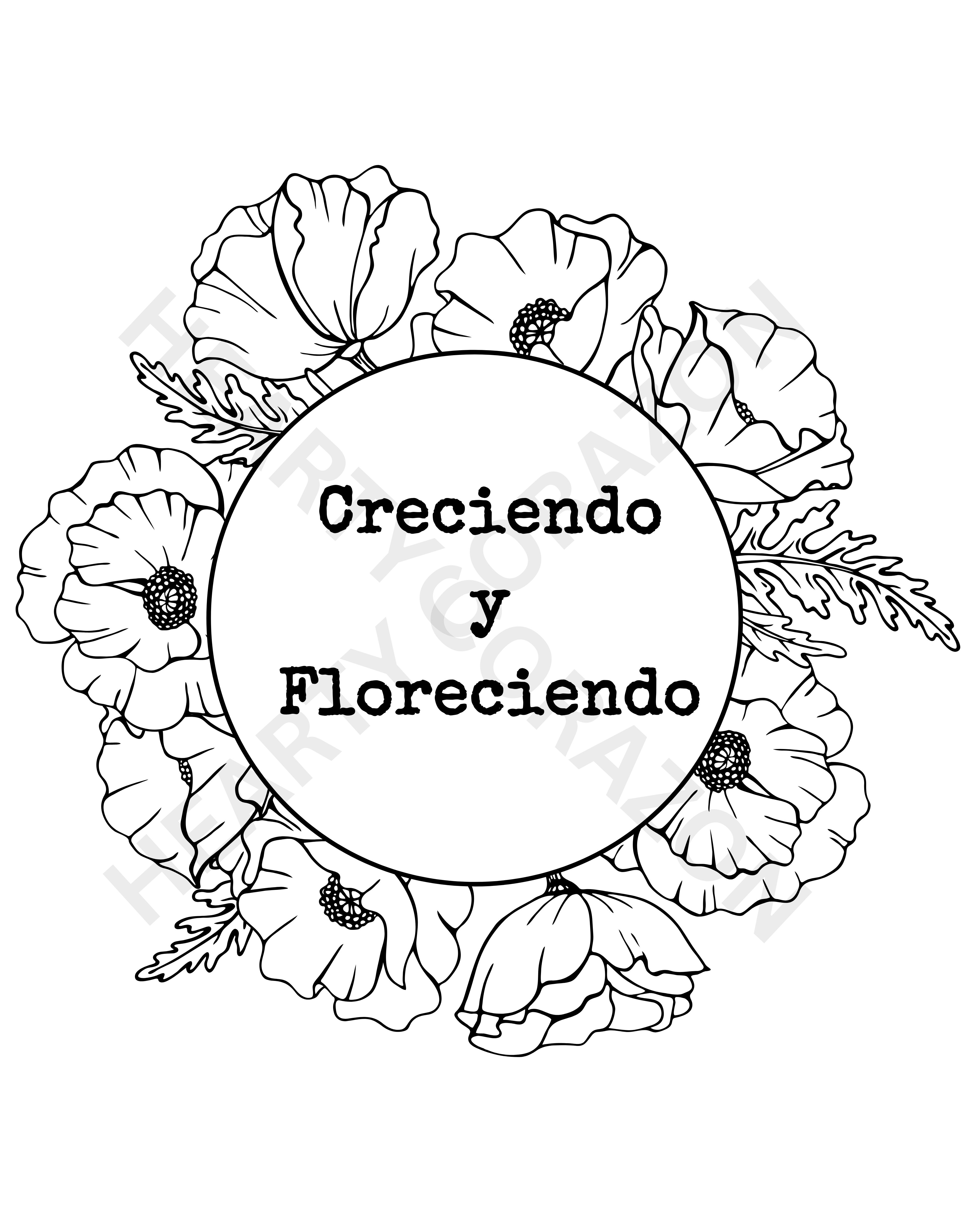 Creciendo y Floreciendo Tee product thumbnail image Creciendo y Floreciendo Tee product thumbnail image