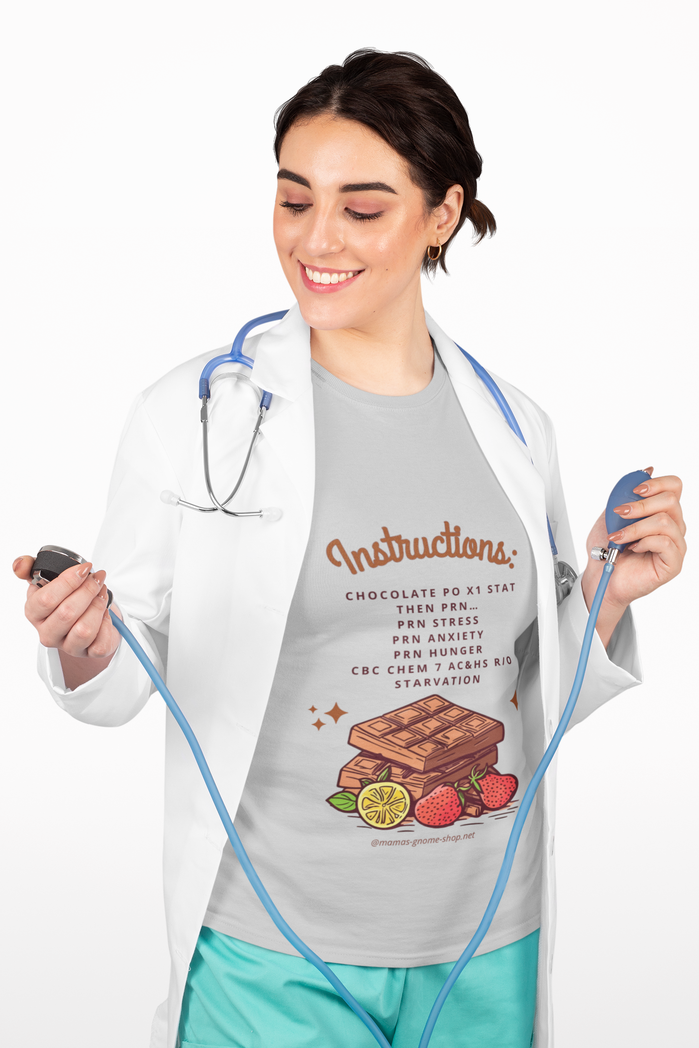 Personalized Essential Worker T-Shirt, Chocolate PO STAT, Funny Medical Shirt, Gifts for Healthcare Workers, Stress Relief Tee