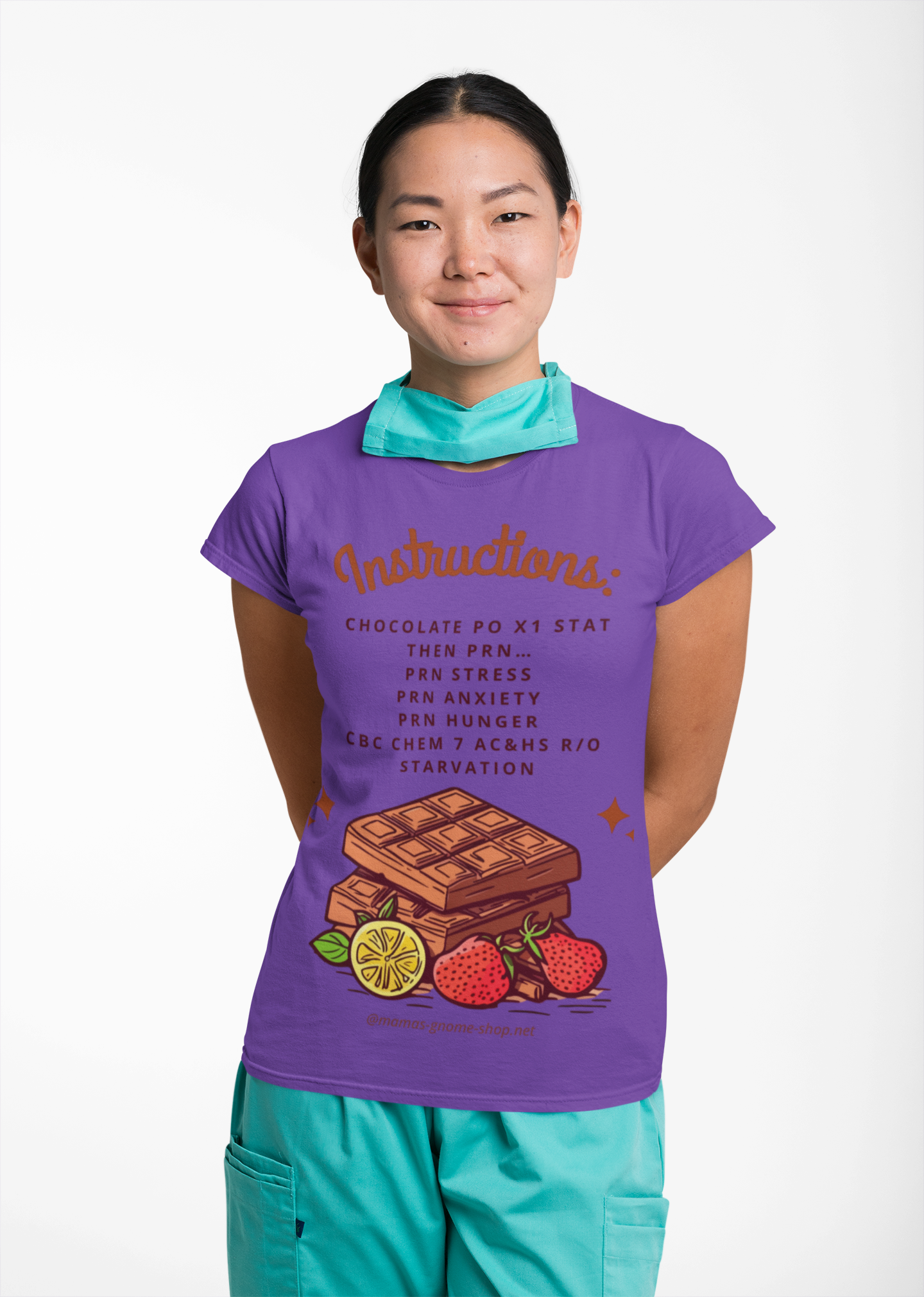 Personalized Essential Worker T-Shirt, Chocolate PO STAT, Funny Medical Shirt, Gifts for Healthcare Workers, Stress Relief Tee product thumbnail image Personalized Essential Worker T-Shirt, Chocolate PO STAT, Funny Medical Shirt, Gifts for Healthcare Workers, Stress Relief Tee product thumbnail image