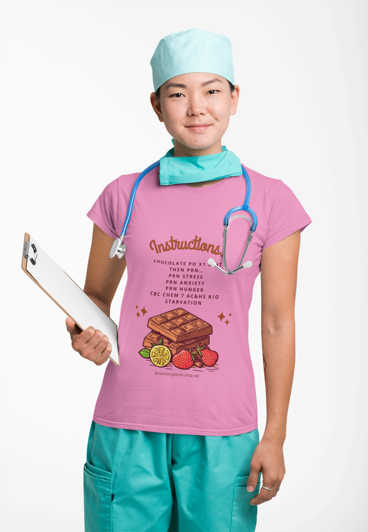 Personalized Essential Worker T-Shirt, Chocolate PO STAT, Funny Medical Shirt, Gifts for Healthcare Workers, Stress Relief Tee product thumbnail image Personalized Essential Worker T-Shirt, Chocolate PO STAT, Funny Medical Shirt, Gifts for Healthcare Workers, Stress Relief Tee product thumbnail image