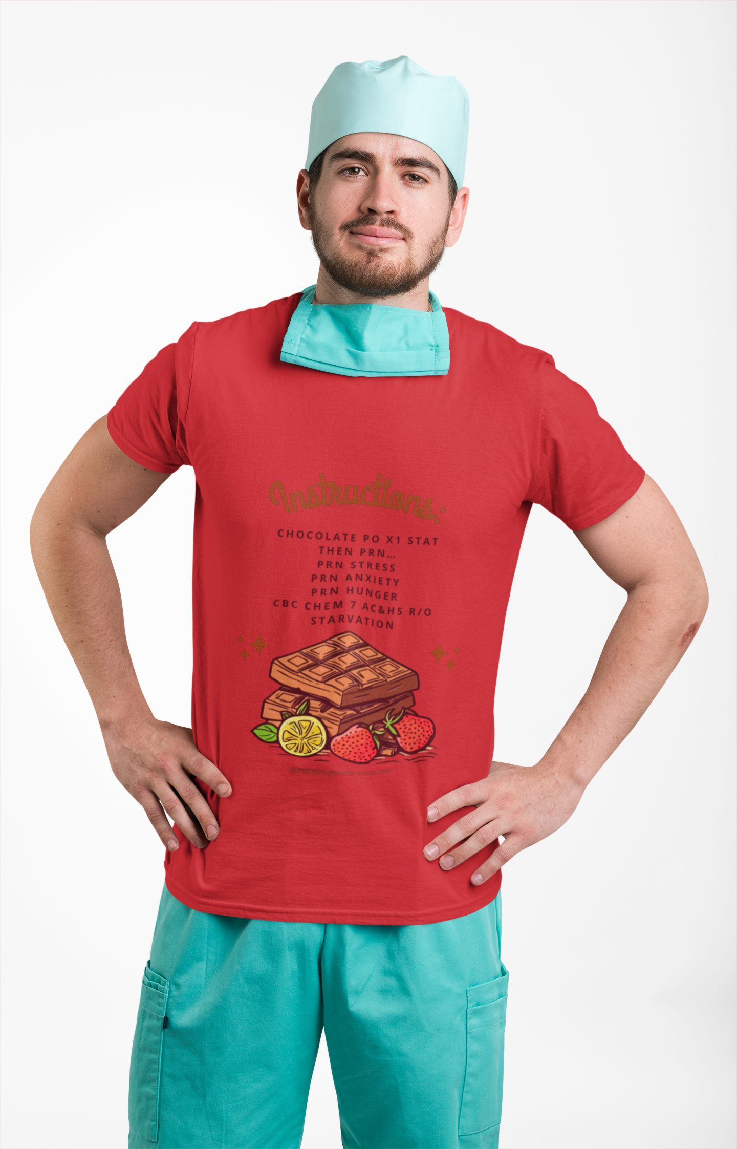 Personalized Essential Worker T-Shirt, Chocolate PO STAT, Funny Medical Shirt, Gifts for Healthcare Workers, Stress Relief Tee product thumbnail image Personalized Essential Worker T-Shirt, Chocolate PO STAT, Funny Medical Shirt, Gifts for Healthcare Workers, Stress Relief Tee product thumbnail image