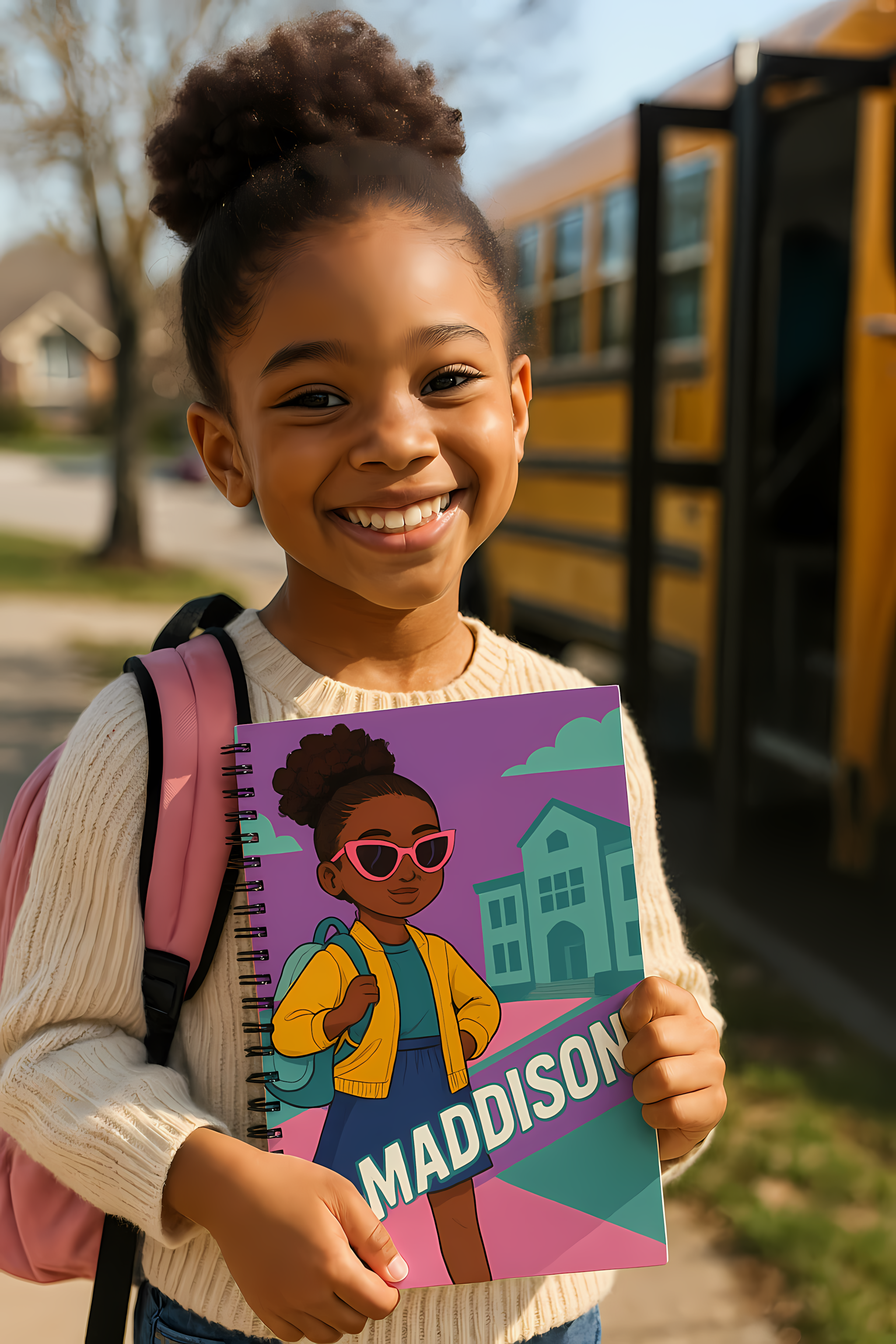 Customized Spiral Bound Journal - Fun Notebook for Kids, Back to School, Art Journal, Gifts for Girls, Personalized Workbook product thumbnail image Customized Spiral Bound Journal - Fun Notebook for Kids, Back to School, Art Journal, Gifts for Girls, Personalized Workbook product thumbnail image