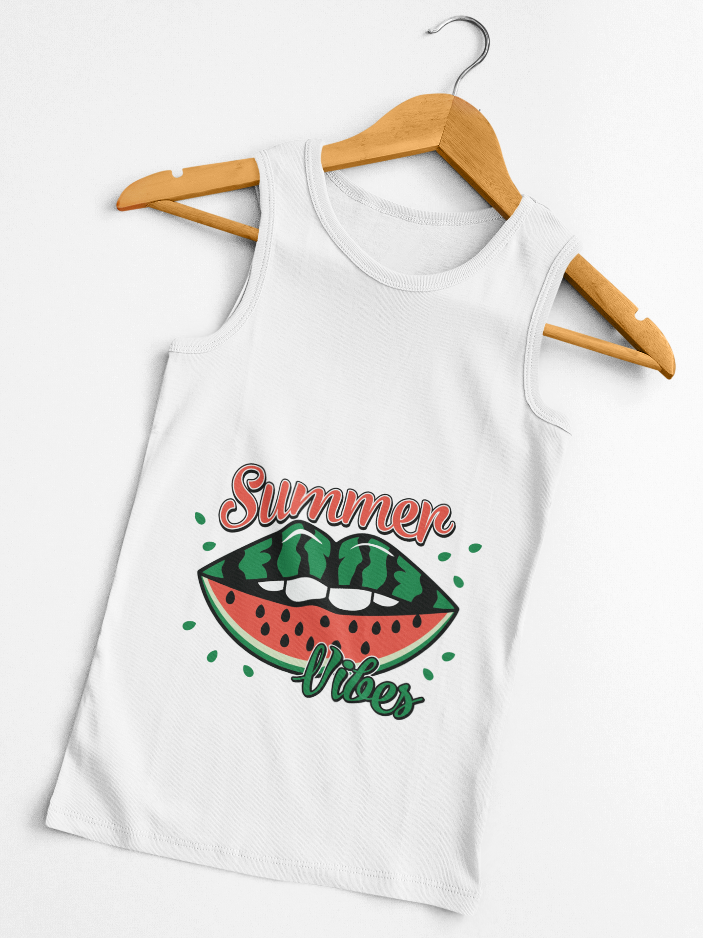 Watermelon Summer Tank Top for Women, Cute Beachwear, Summer Party Shirt, Summer Vibes, Casual Summer Outfits product thumbnail image