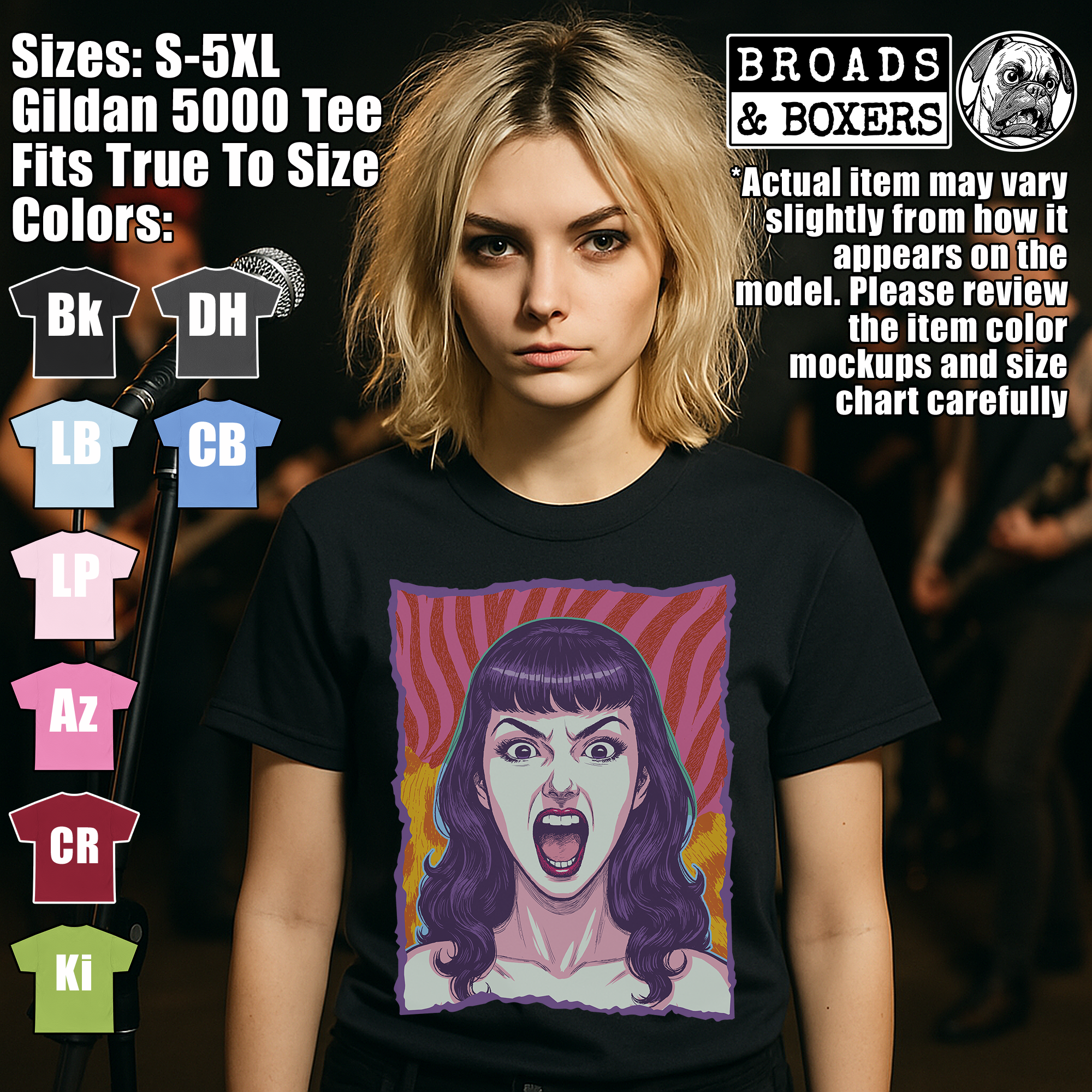 Psychedelic Pop-Art, Vintage Glamour Pin-Up, Fierce Animal Print T-Shirt for Bold Fashion Lovers, Drag Shows And Burlesque Icons | Scream product thumbnail image Psychedelic Pop-Art, Vintage Glamour Pin-Up, Fierce Animal Print T-Shirt for Bold Fashion Lovers, Drag Shows And Burlesque Icons | Scream product thumbnail image