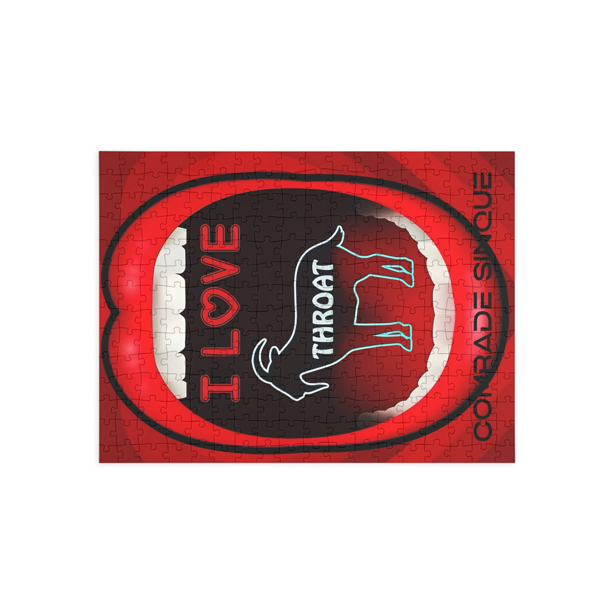 PWA: THROAT (252 piece premium puzzle from the Puzzle With Attitude series) product thumbnail image PWA: THROAT (252 piece premium puzzle from the Puzzle With Attitude series) product thumbnail image