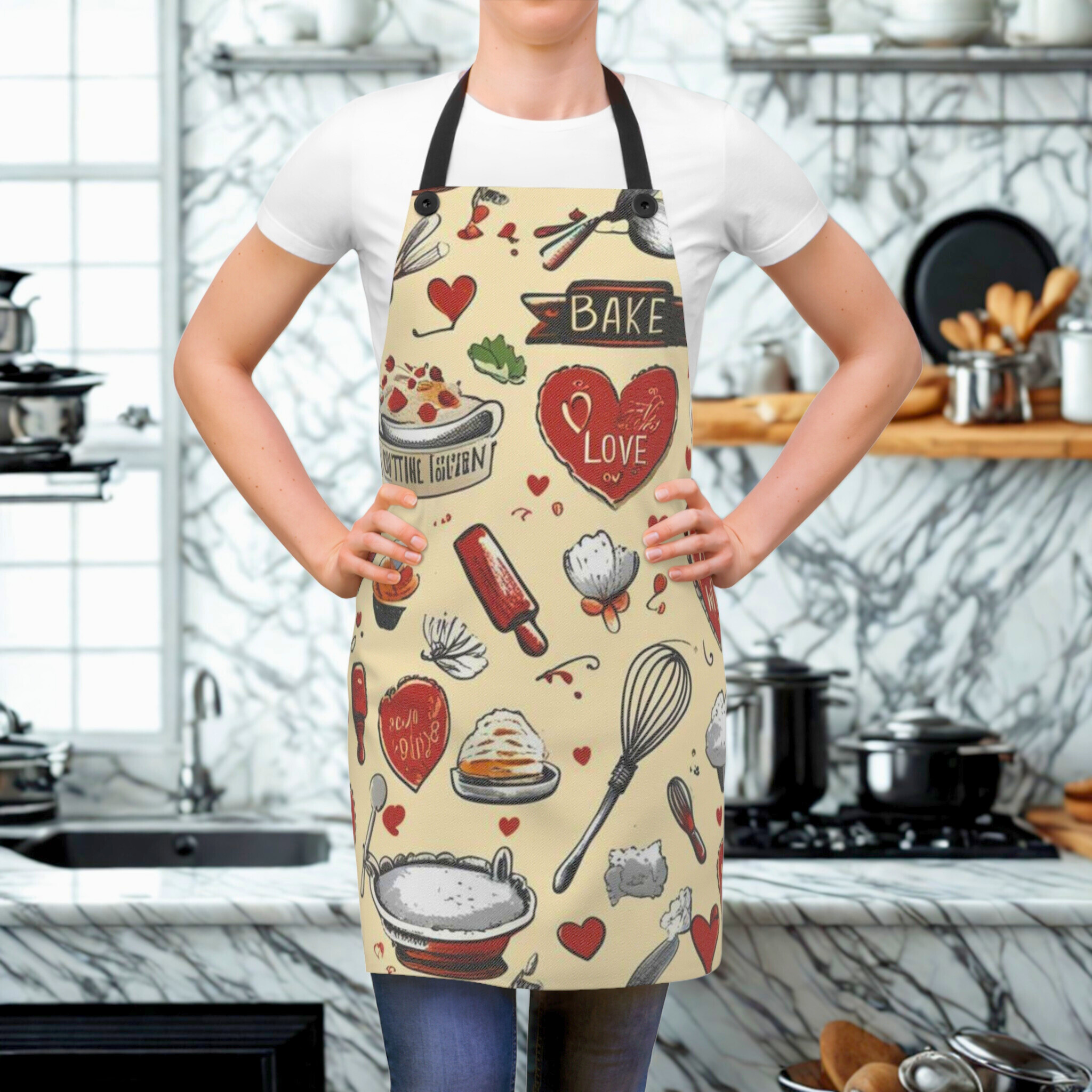 Heartfelt Baking Apron | Cute Kitchen Gift Heartfelt Baking Apron | Cute Kitchen Gift