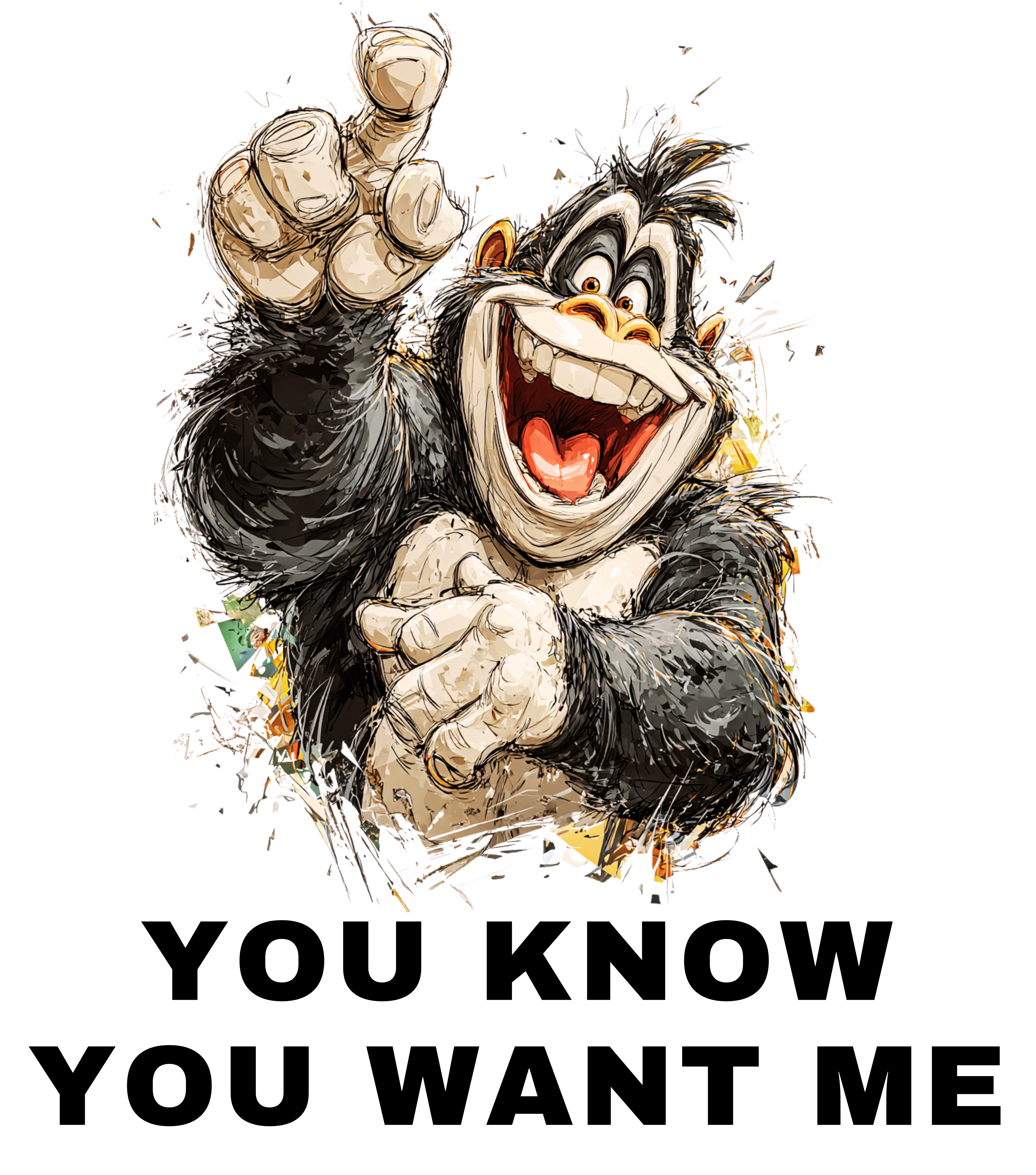 I want you Gorilla wants Me Casual Graphic You Know You Want Me Tee with Quirky Design, Unisex T-Shirt, Perfect for Everyday Wear, Gift for Animal Lovers, Ideal for Birthdays, Casual [...]