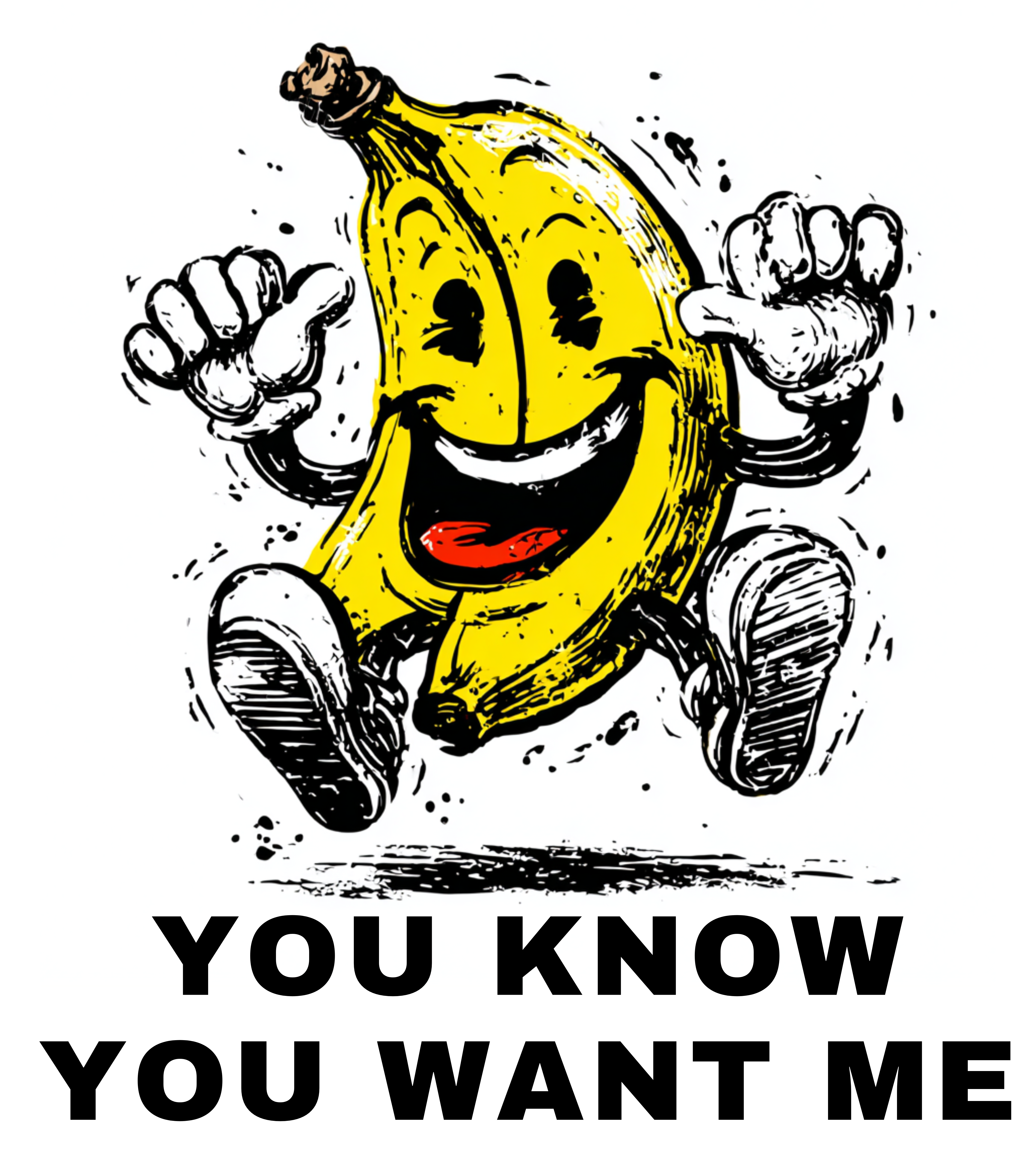Banana Yo wants Me Casual Graphic You Know You Want Me Tee with Quirky Design, Unisex T-Shirt, Perfect for Everyday Wear, Gift for Animal Lovers, Ideal for Birthdays, Casual [...]