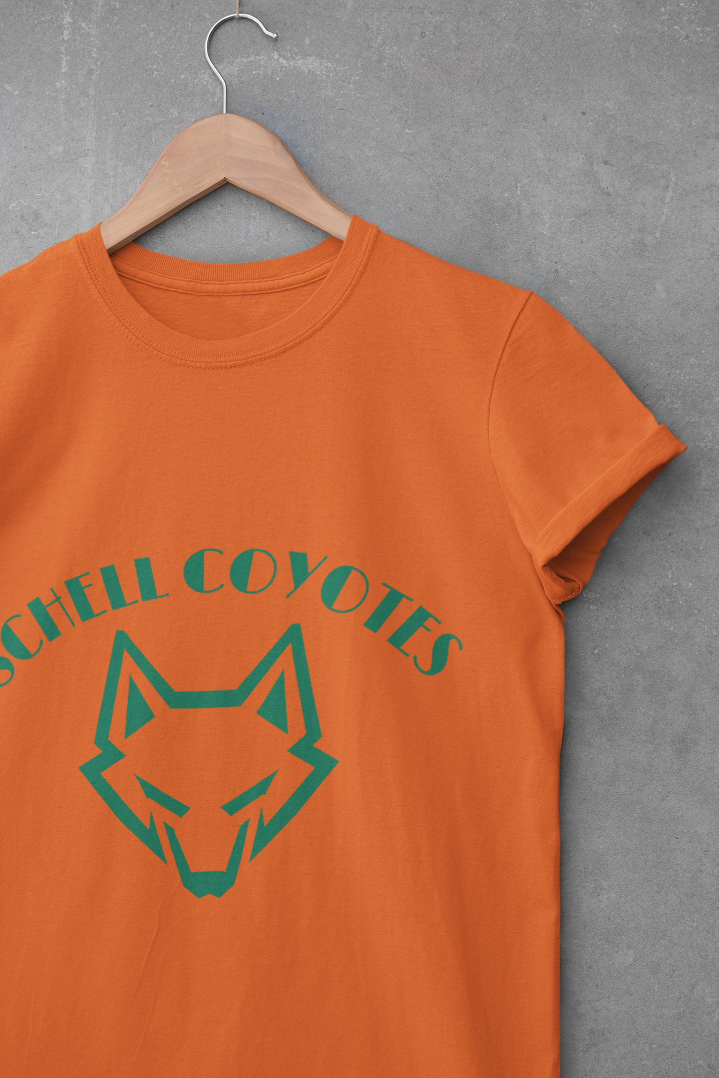 Schell Coyotes Spirit Wear T-Shirt for School Days Kids Tee 