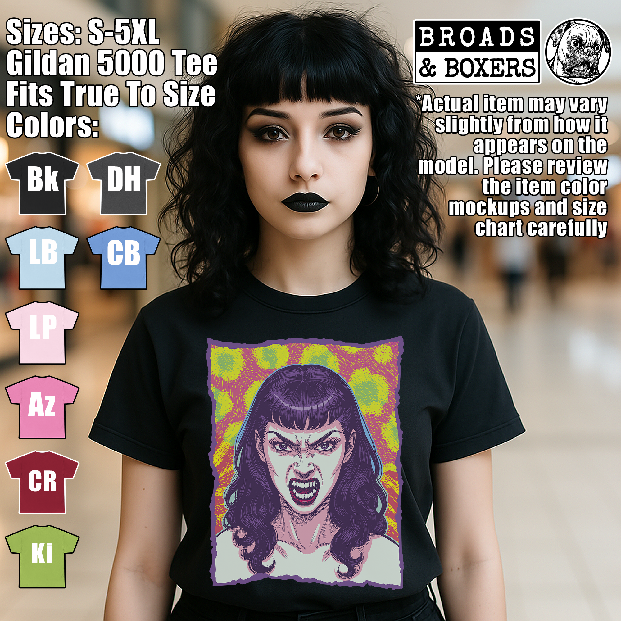 Psychedelic Pop-Art, Vintage Glamour Pin-Up, Fierce Animal Print T-Shirt for Bold Fashion Lovers, Drag Shows And Burlesque Icons | Growl product thumbnail image Psychedelic Pop-Art, Vintage Glamour Pin-Up, Fierce Animal Print T-Shirt for Bold Fashion Lovers, Drag Shows And Burlesque Icons | Growl product thumbnail image