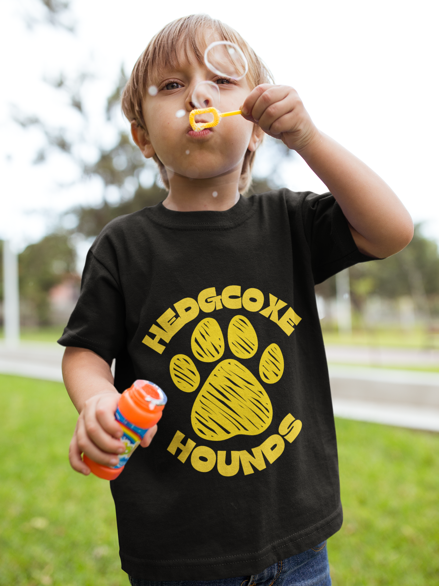 Hedgcoxe Hounds School Spirit Wear Kids T-Shirt 