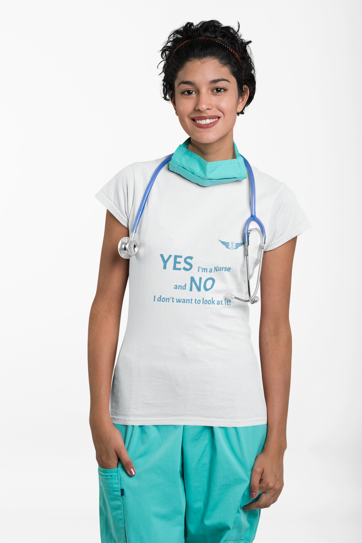 Funny Nurse V-Neck Tee, Gift for Nurses, Healthcare Humor Shirt, Nursing Apparel, Medical Profession T-Shirt, Unisex Nursing Top product thumbnail image