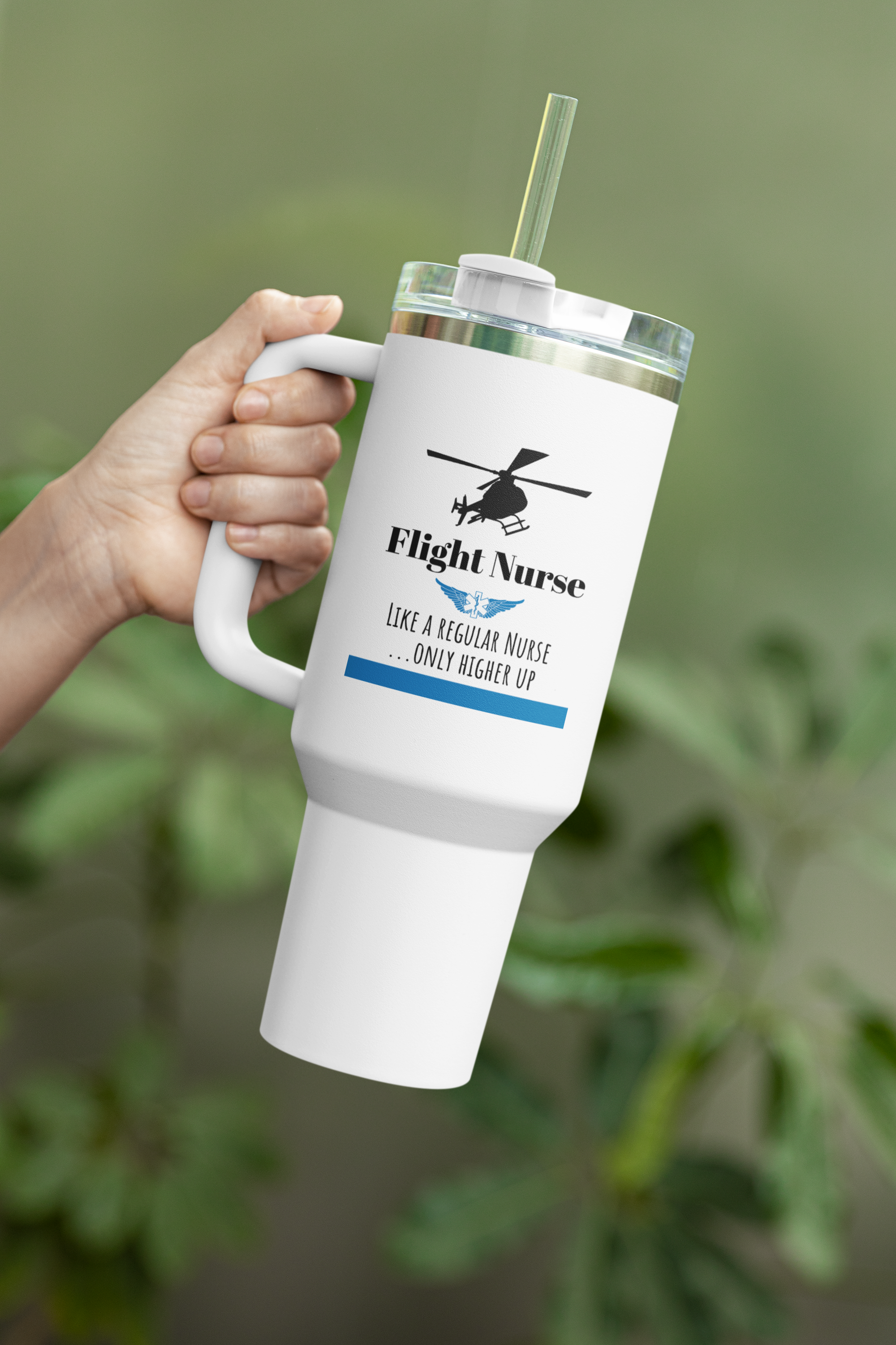 Huge Personalized Flight Nurse Insulated Travel Mug, 40oz | Perfect Gift for Medical Professionals | Fun and Functional Drinkware for Nurses, [...] product thumbnail image