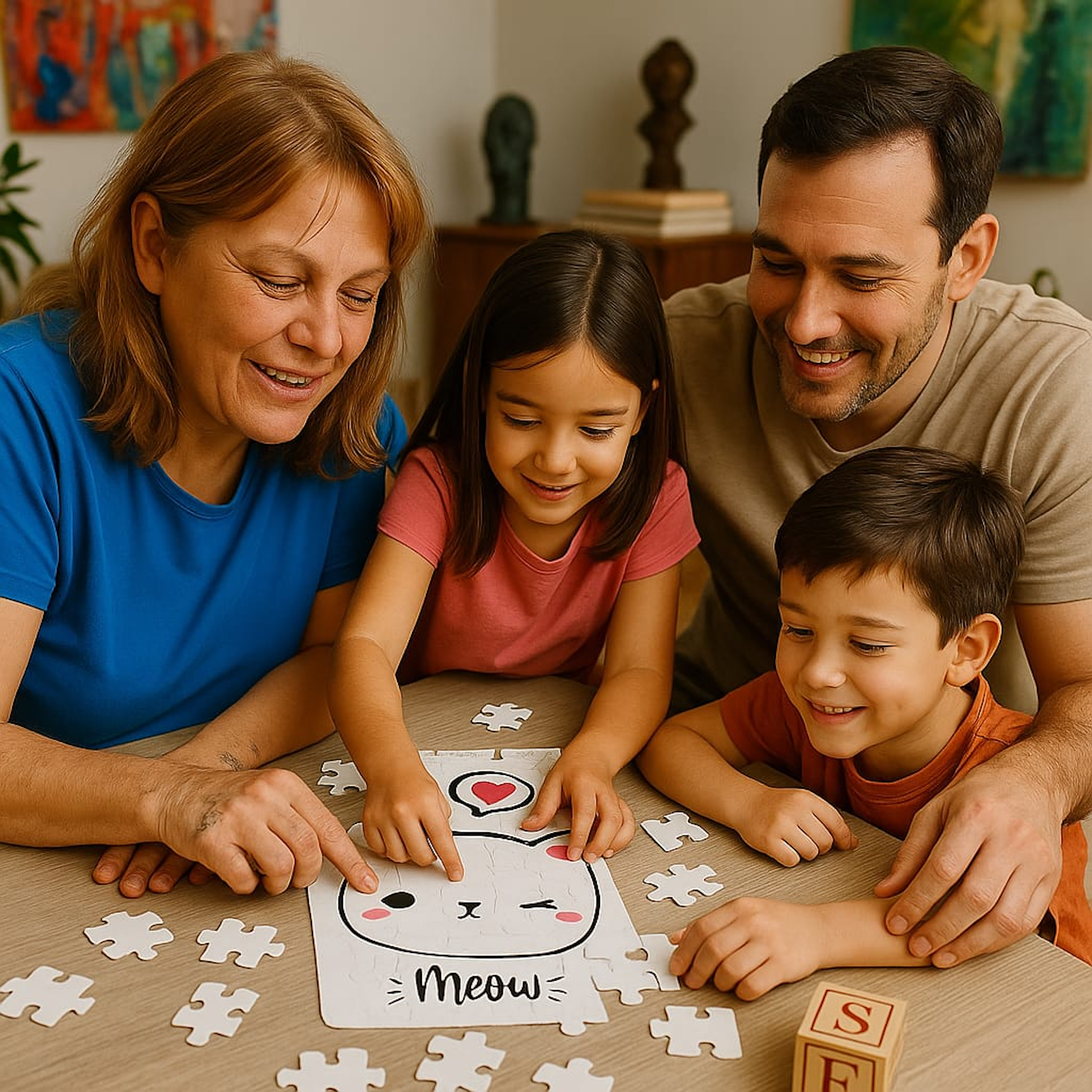 Puzzle, Family Game Night, Elderly Activity, Educational Toy