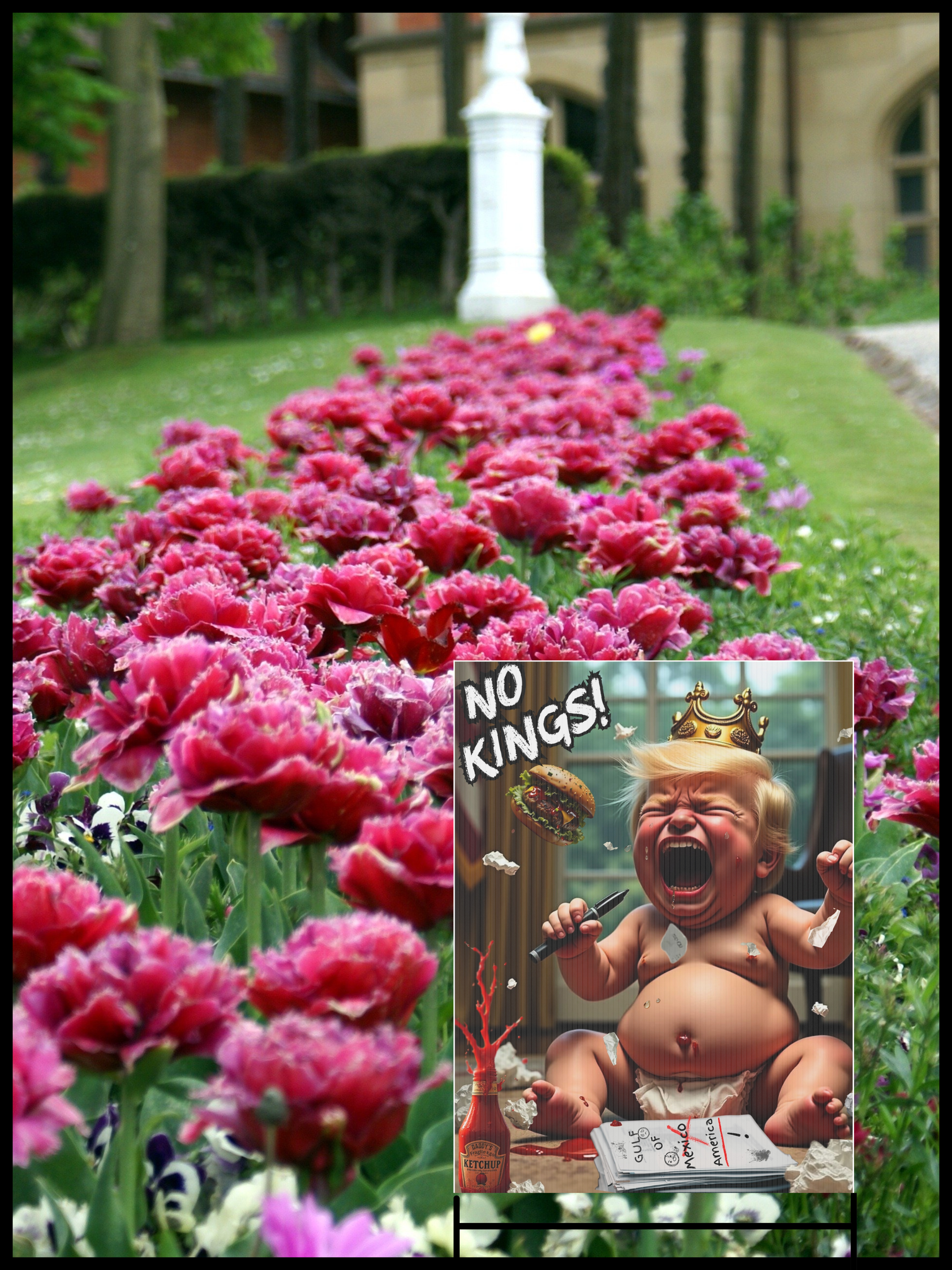 No Kings Day Trump Yard Sign, Fun Garden Decor, Outdoor Party Sign, Yard Art, Resist product thumbnail image No Kings Day Trump Yard Sign, Fun Garden Decor, Outdoor Party Sign, Yard Art, Resist product thumbnail image