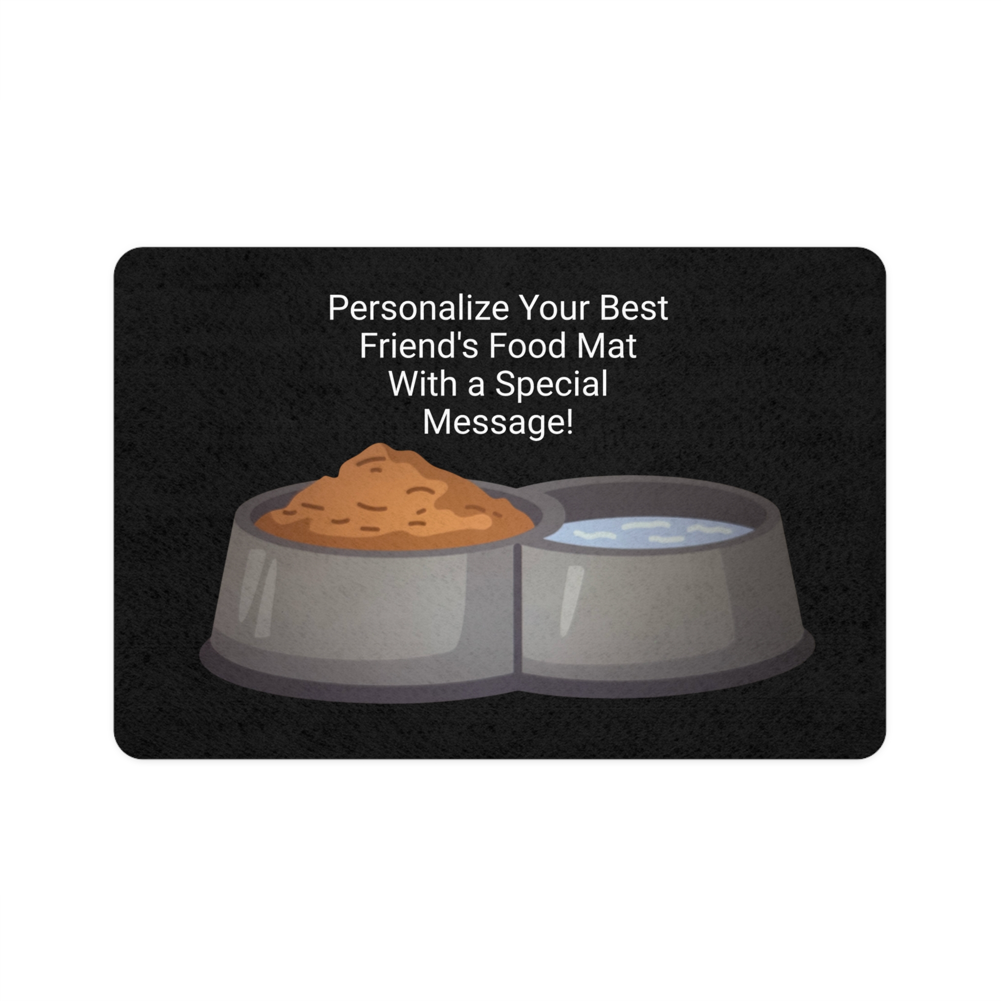 Custom Pet Food Mat for Dogs and Cats, Personalized Pet Mat, Dog Bowl Mat, Cat Food Mat, Unique Pet Gift, Home Decor product thumbnail image Custom Pet Food Mat for Dogs and Cats, Personalized Pet Mat, Dog Bowl Mat, Cat Food Mat, Unique Pet Gift, Home Decor product thumbnail image