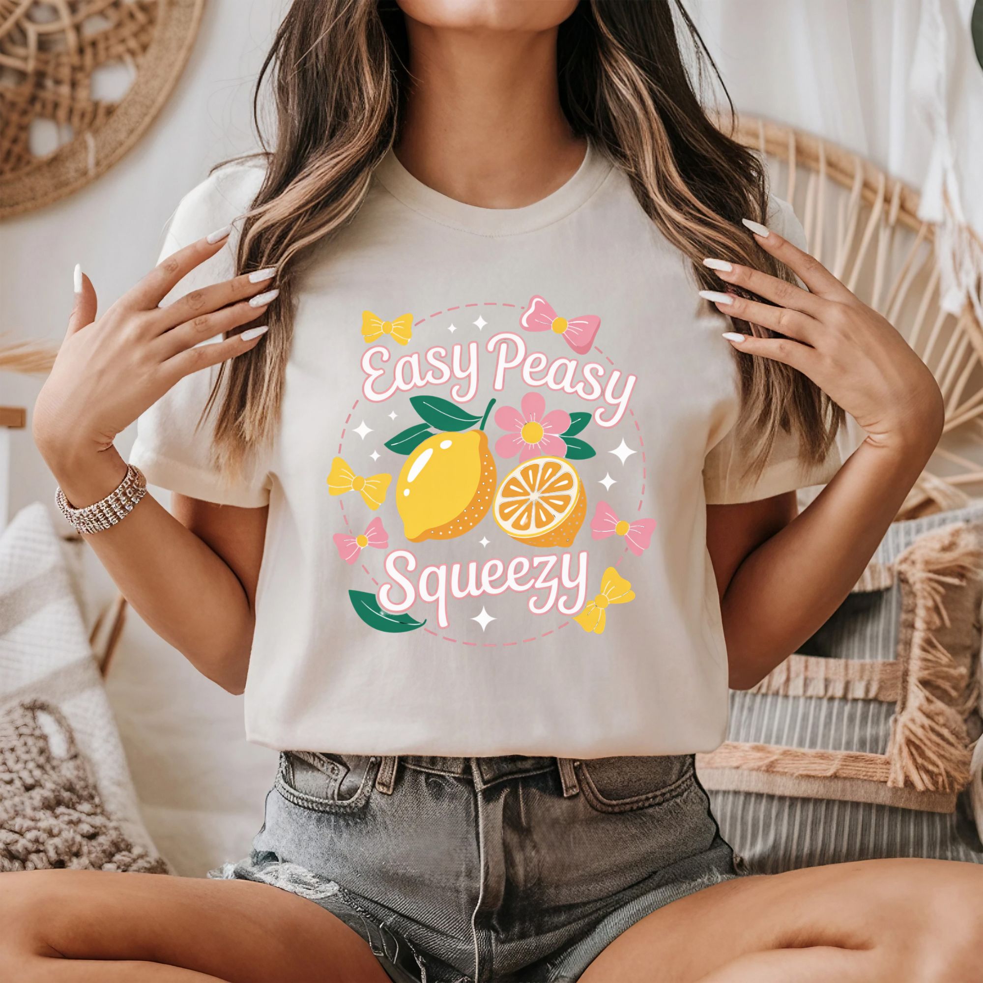 Easy Peasy Squeezy Lemonade Tee product thumbnail image Easy Peasy Squeezy Lemonade Tee product thumbnail image