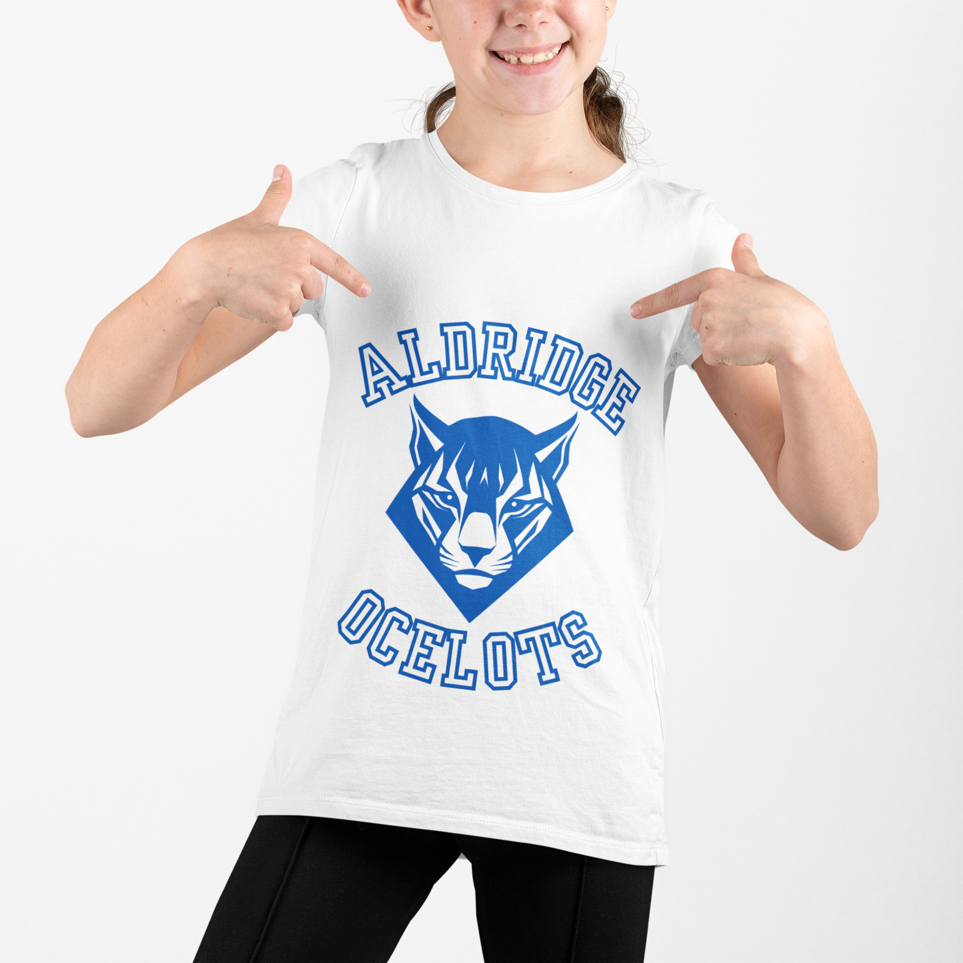 Aldridge Ocelot Spirit Wear T-Shirt product thumbnail image Aldridge Ocelot Spirit Wear T-Shirt product thumbnail image