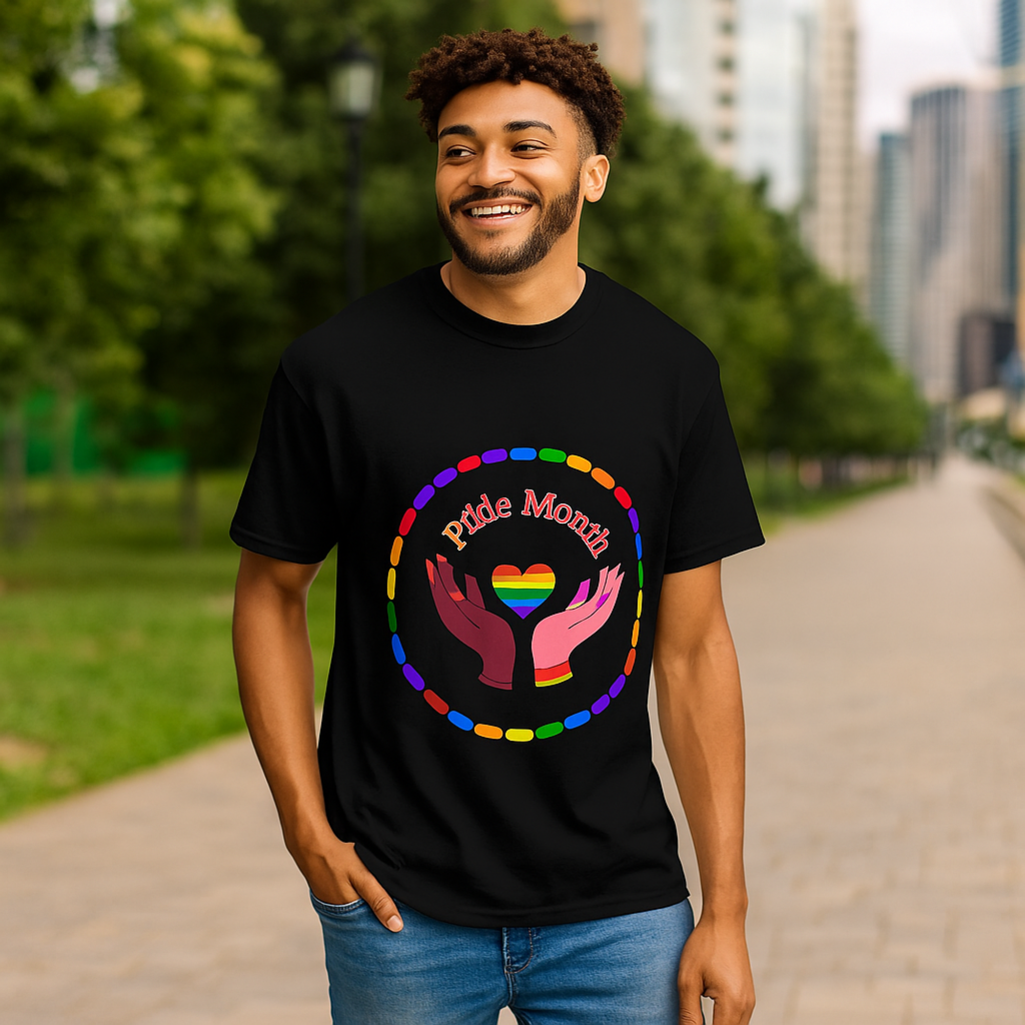 Pride Month Unisex T Shirt Celebrate Diversity Hands Holding Rainbow Heart Tee LGBTQ+ Equality Shirt Pride Festival Top Pride Month Unisex T Shirt Celebrate Diversity Hands Holding Rainbow Heart Tee LGBTQ+ Equality Shirt Pride Festival Top