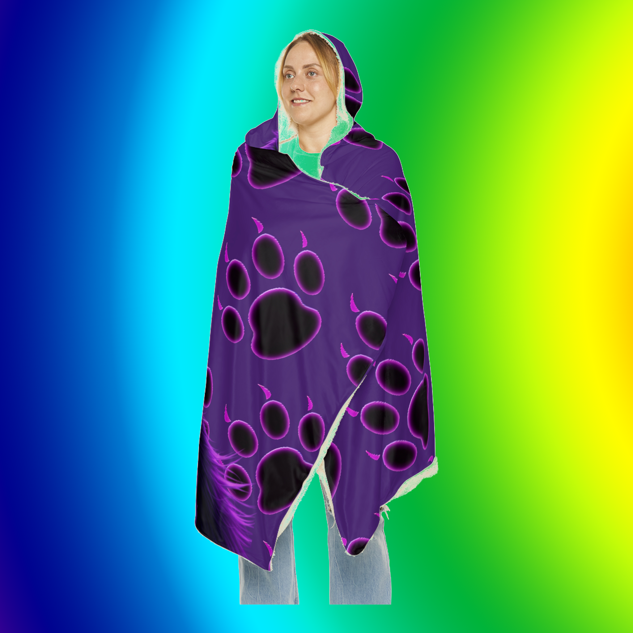 Cozy Fox Print Snuggle Blanket, Soft Fleece Throw for Pet Lovers, Perfect Gift for Birthdays, Home Decor, Cozy Nights product thumbnail image