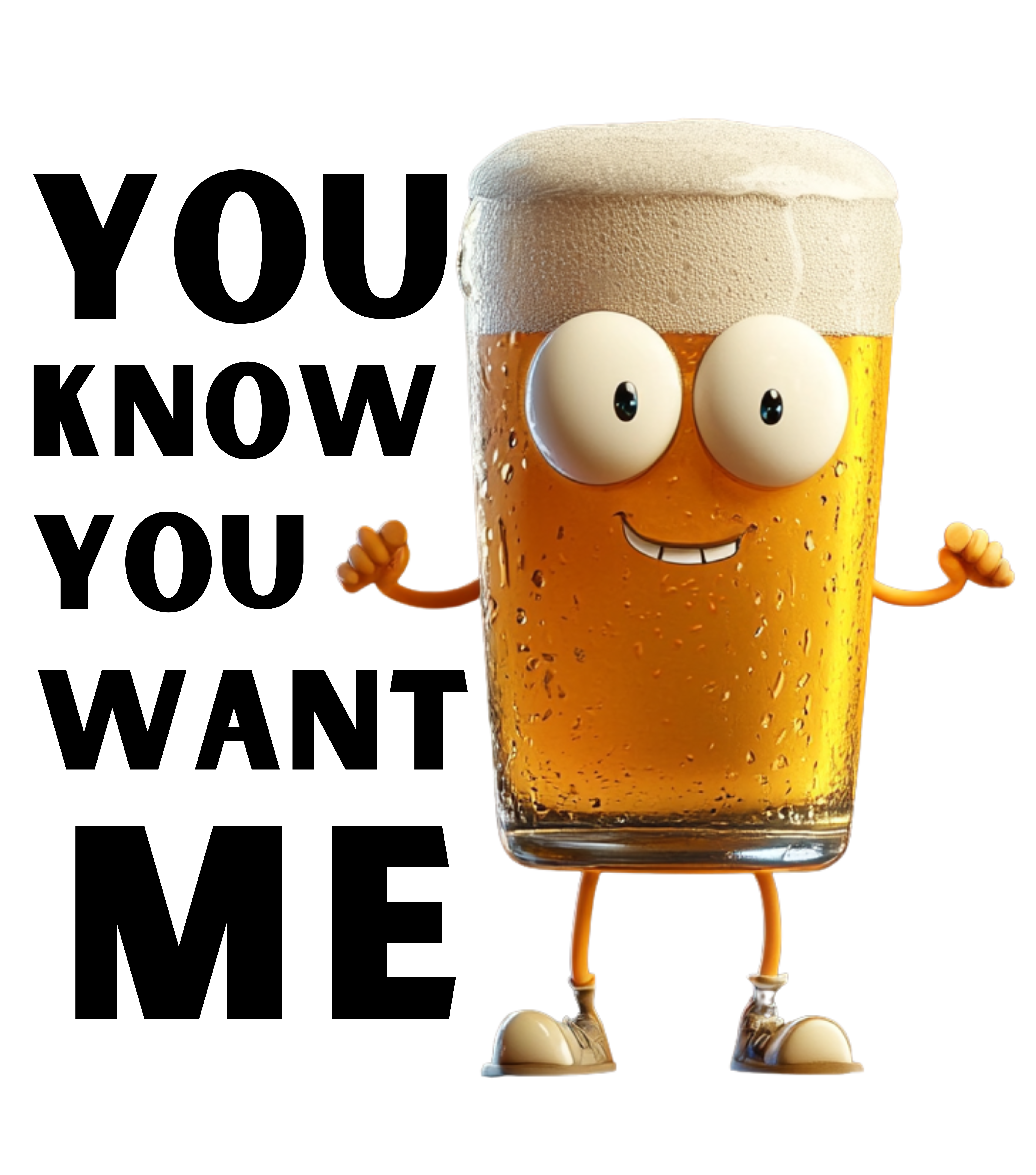 Beer wants me fun fun Casual Graphic You Know You Want Me Tee with Quirky Design, Unisex T-Shirt, Perfect for Everyday Wear, Gift for Animal Lovers, Ideal for Birthdays, Casual [...] product thumbnail image