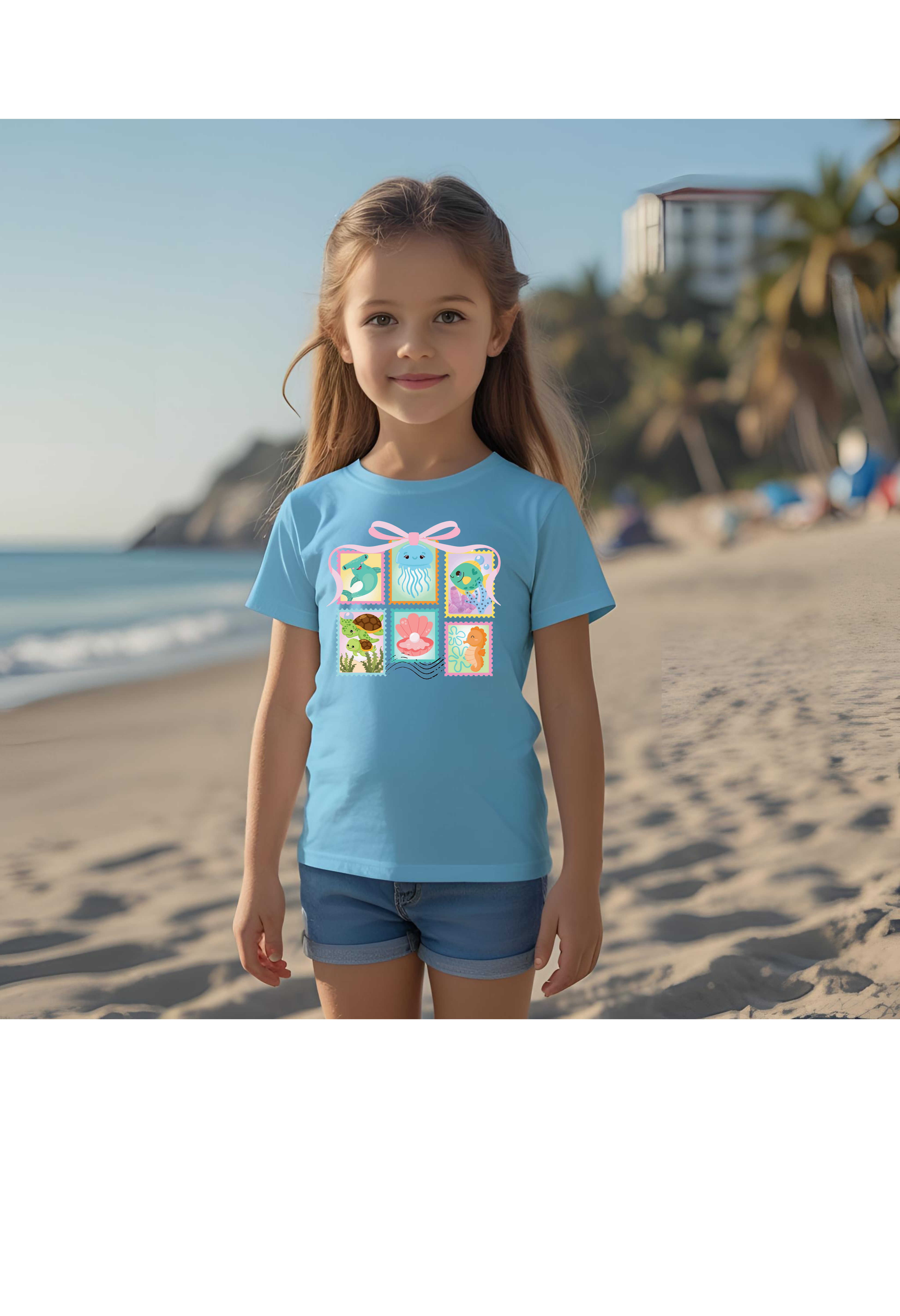 Colorful Kids Tee with Fun Animal Prints | Perfect for Birthdays, Playdates, Summer Camp, Gifts, Casual Wear product thumbnail image