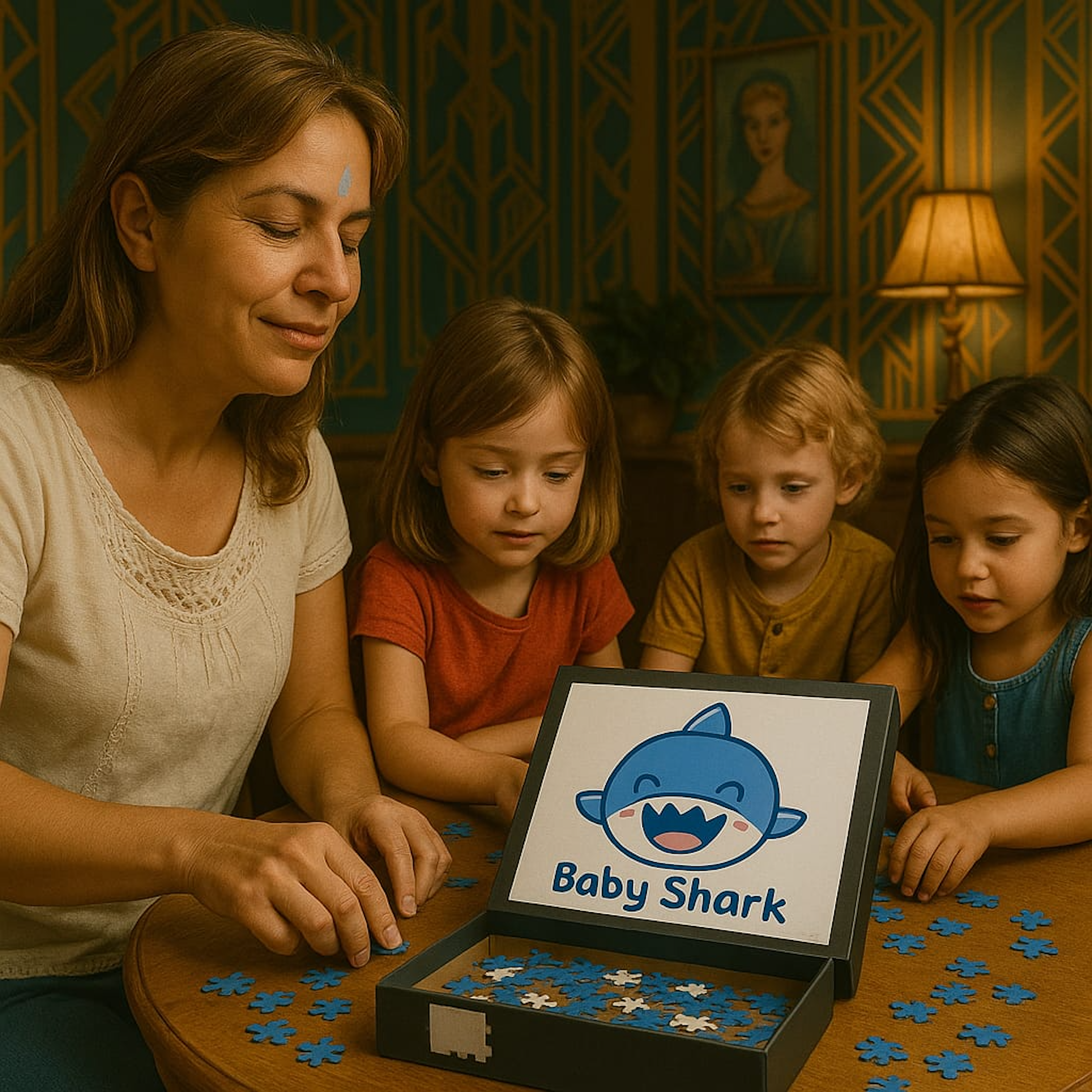 Puzzle, Baby Shark  Jigsaw Game, Stress Relief Therapy, Kids &amp; Adults Gift Idea