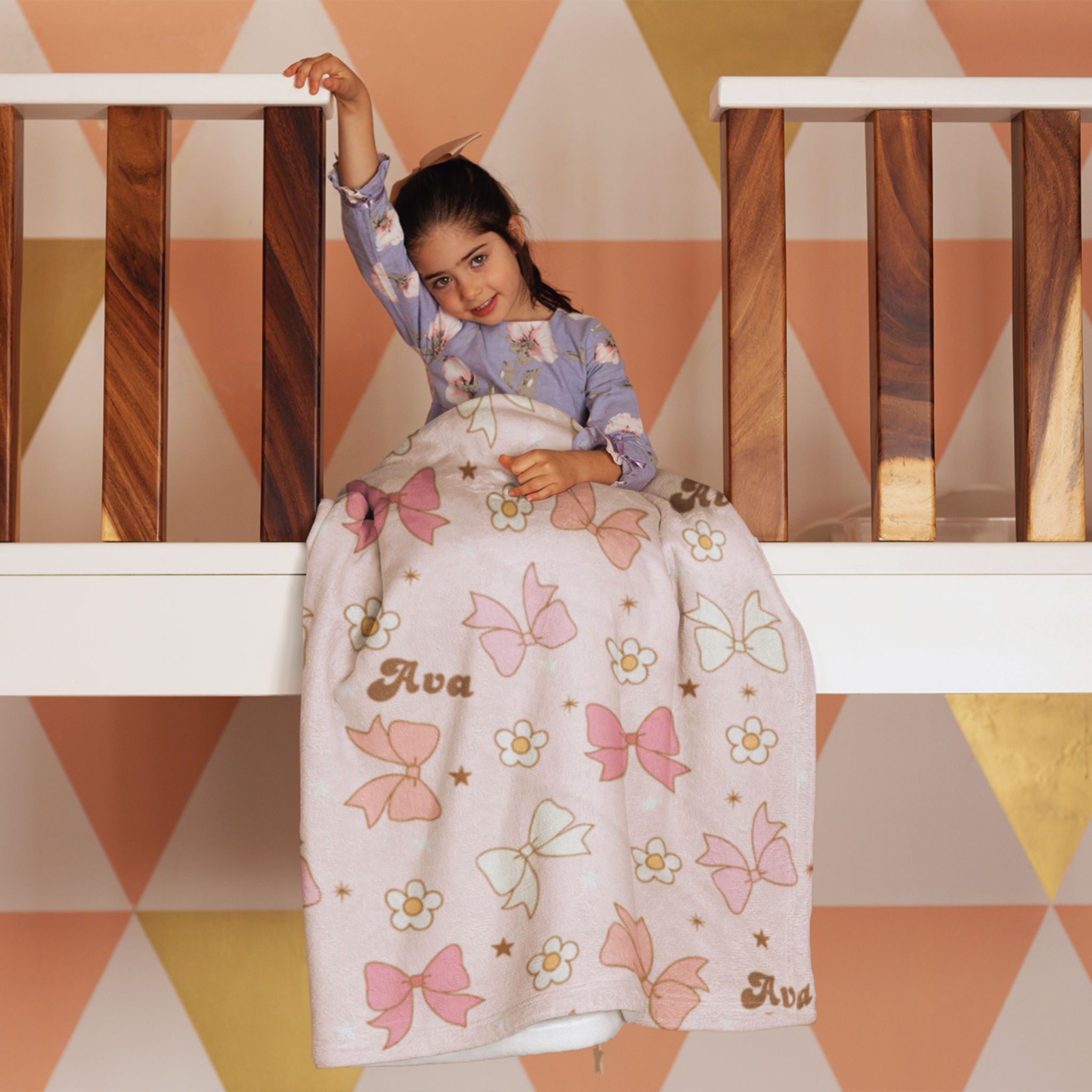 Baby Girl Velveteen Plush Blanket - Newborn Gift for Infant Wrap product thumbnail image Baby Girl Velveteen Plush Blanket - Newborn Gift for Infant Wrap product thumbnail image