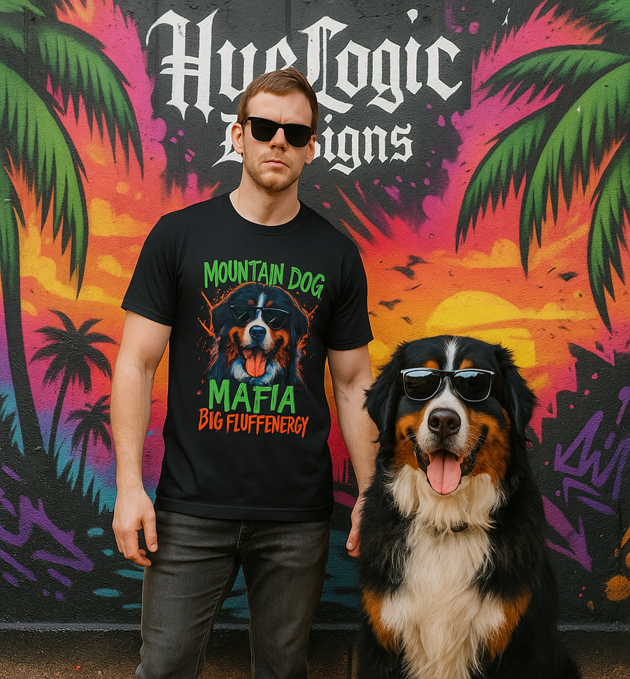 Mountain Dog Mafia T-Shirt, Unisex Dog Lover Tee, Big Fluff Energy T-Shirt, Perfect Gift for Pet Owners, Casual Wear Mountain Dog Mafia T-Shirt, Unisex Dog Lover Tee, Big Fluff Energy T-Shirt, Perfect Gift for Pet Owners, Casual Wear