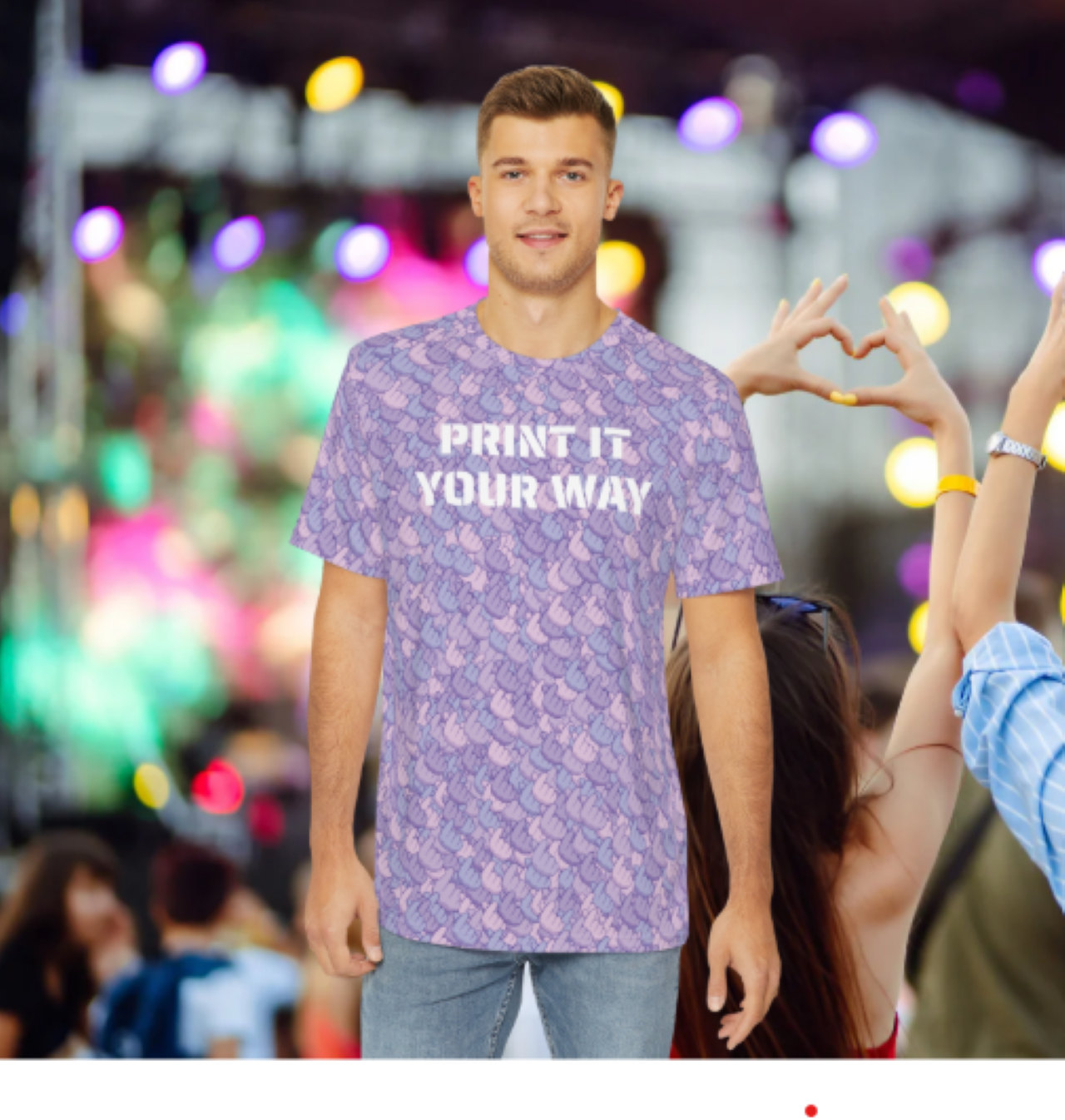 Personalized purple finger-heart camouflage shirt for K-pop lovers polyester tee, trendy shirt for casual wear