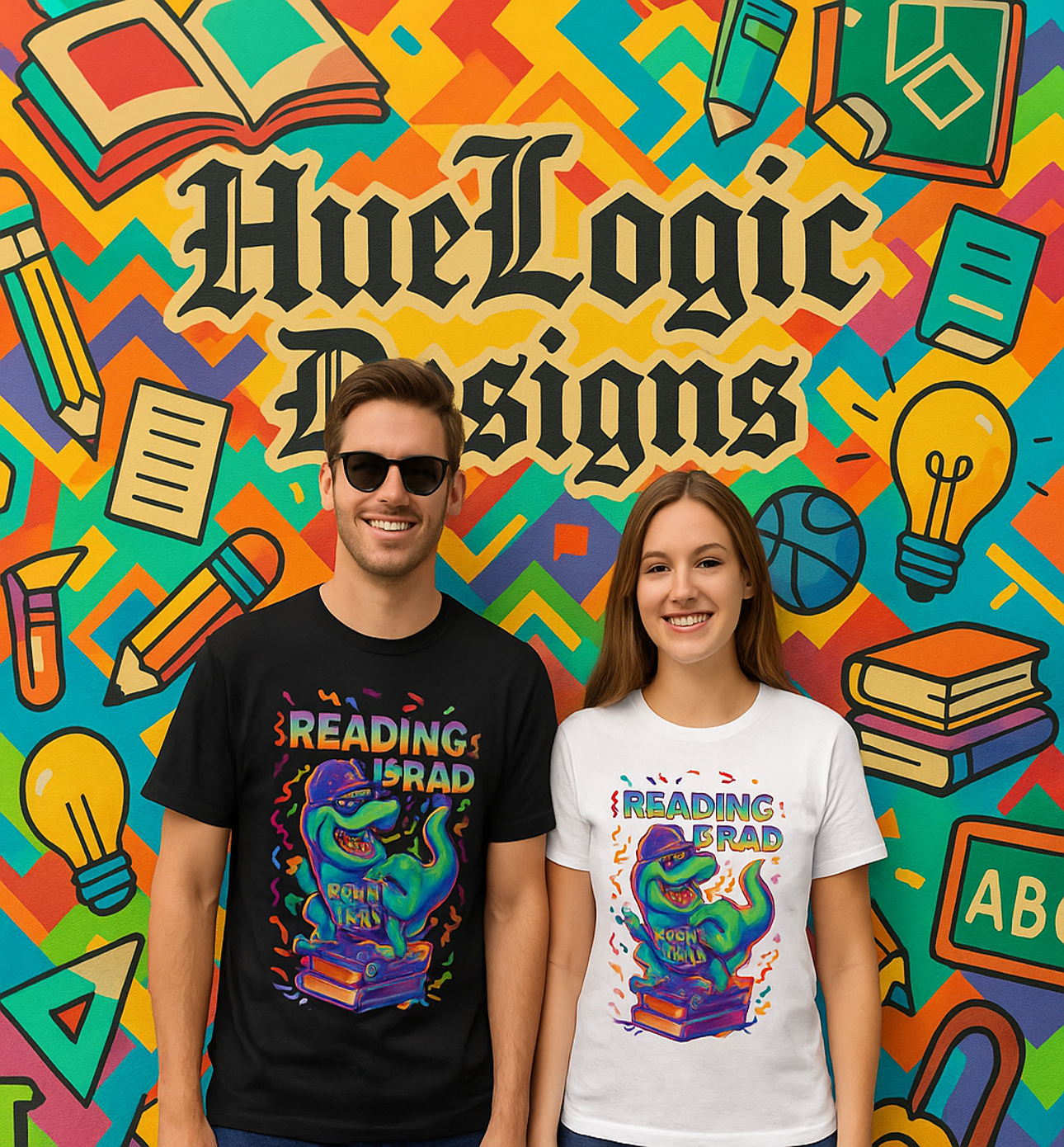 Reading Is Rad Dinosaur Shirt Funny T-Rex Skater Tee Book Lover Gift Reading Is Rad Dinosaur Shirt Funny T-Rex Skater Tee Book Lover Gift