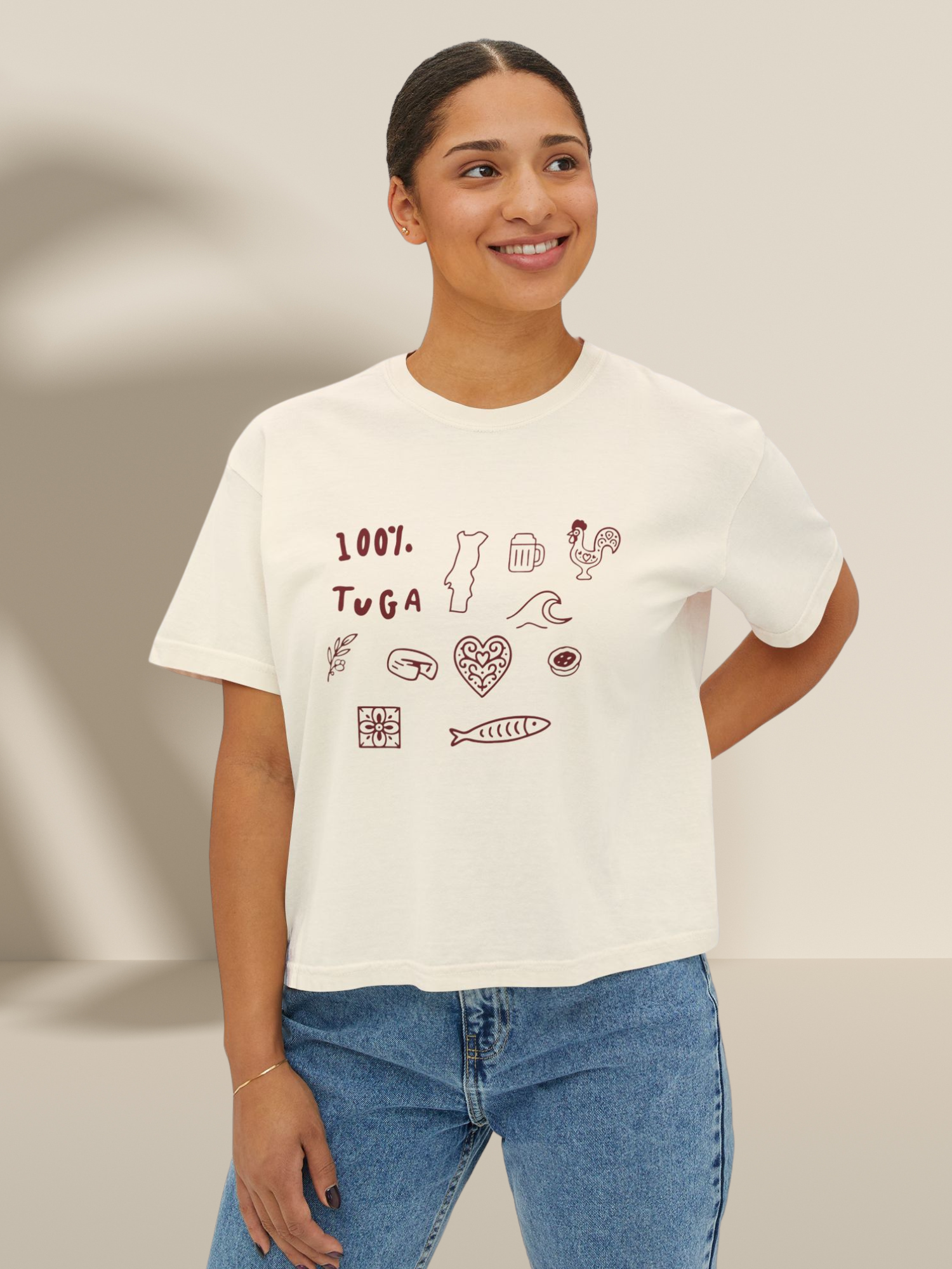 100% TUGA — T-shirt Boxy Unisex  product thumbnail image