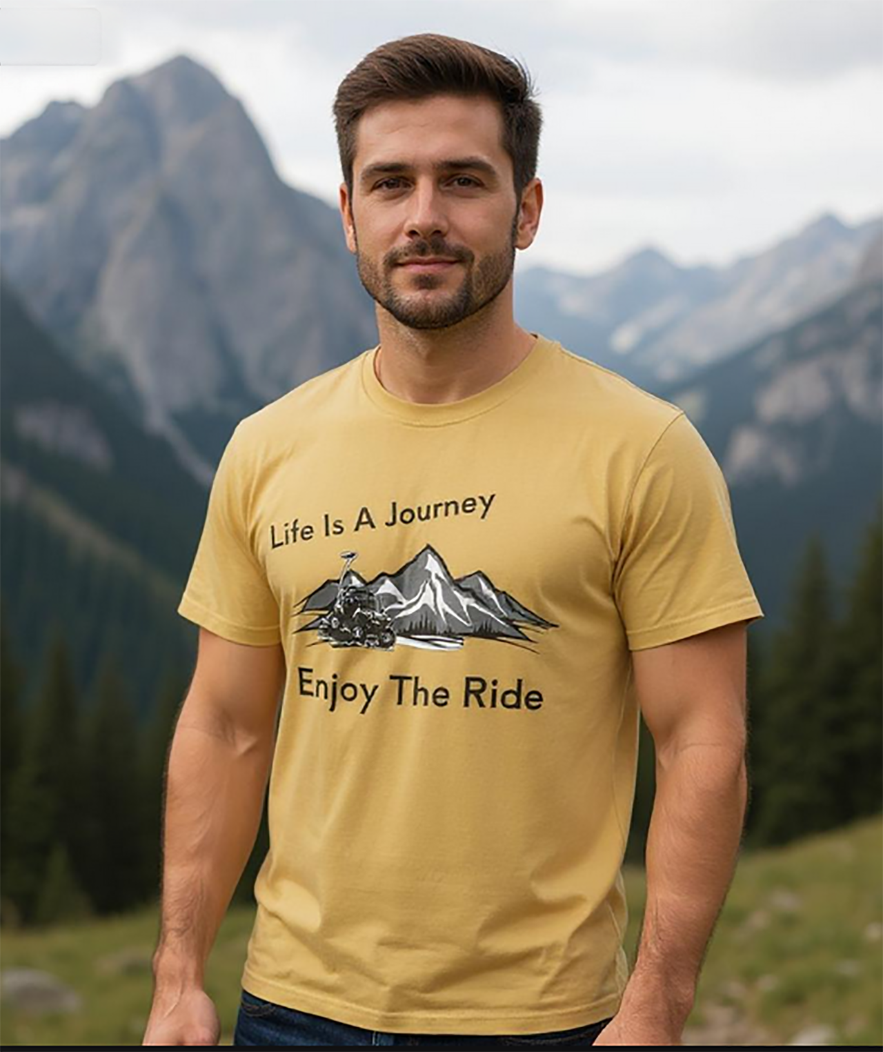 Enjoy The Ride - Cotton T-Shirt