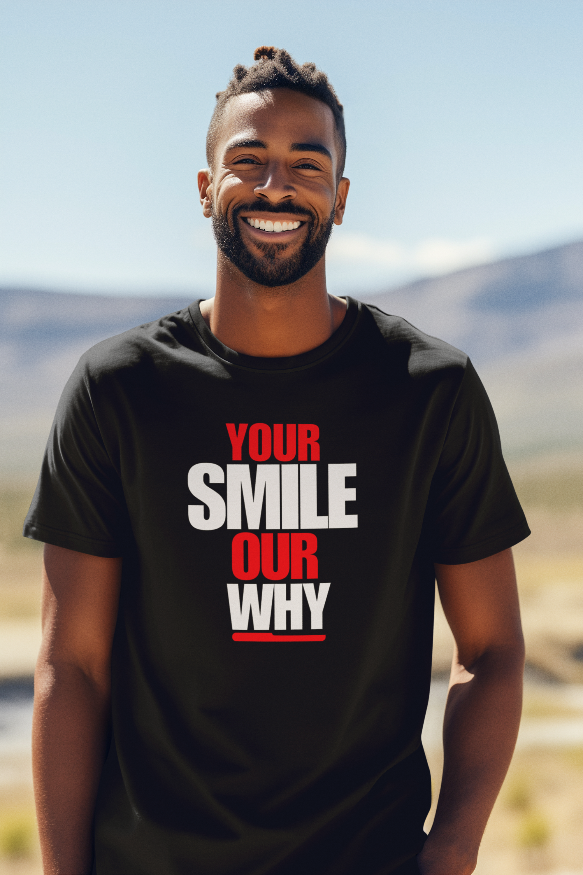 Your Smile, Our Why Unisex Triblend Tee - Every shirt tells a story. This one tells yours. product thumbnail image Your Smile, Our Why Unisex Triblend Tee - Every shirt tells a story. This one tells yours. product thumbnail image
