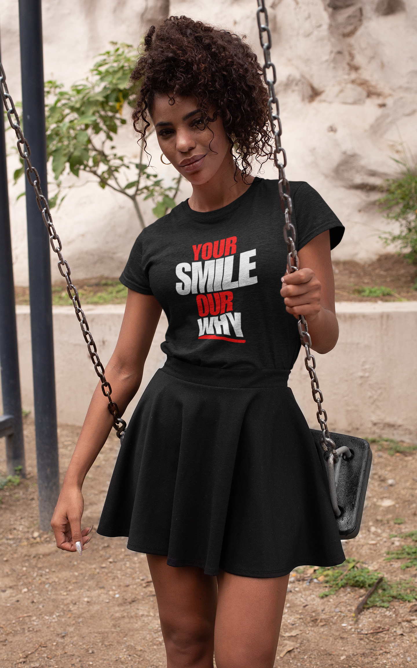 Your Smile, Our Why Unisex Triblend Tee - Every shirt tells a story. This one tells yours. product thumbnail image Your Smile, Our Why Unisex Triblend Tee - Every shirt tells a story. This one tells yours. product thumbnail image