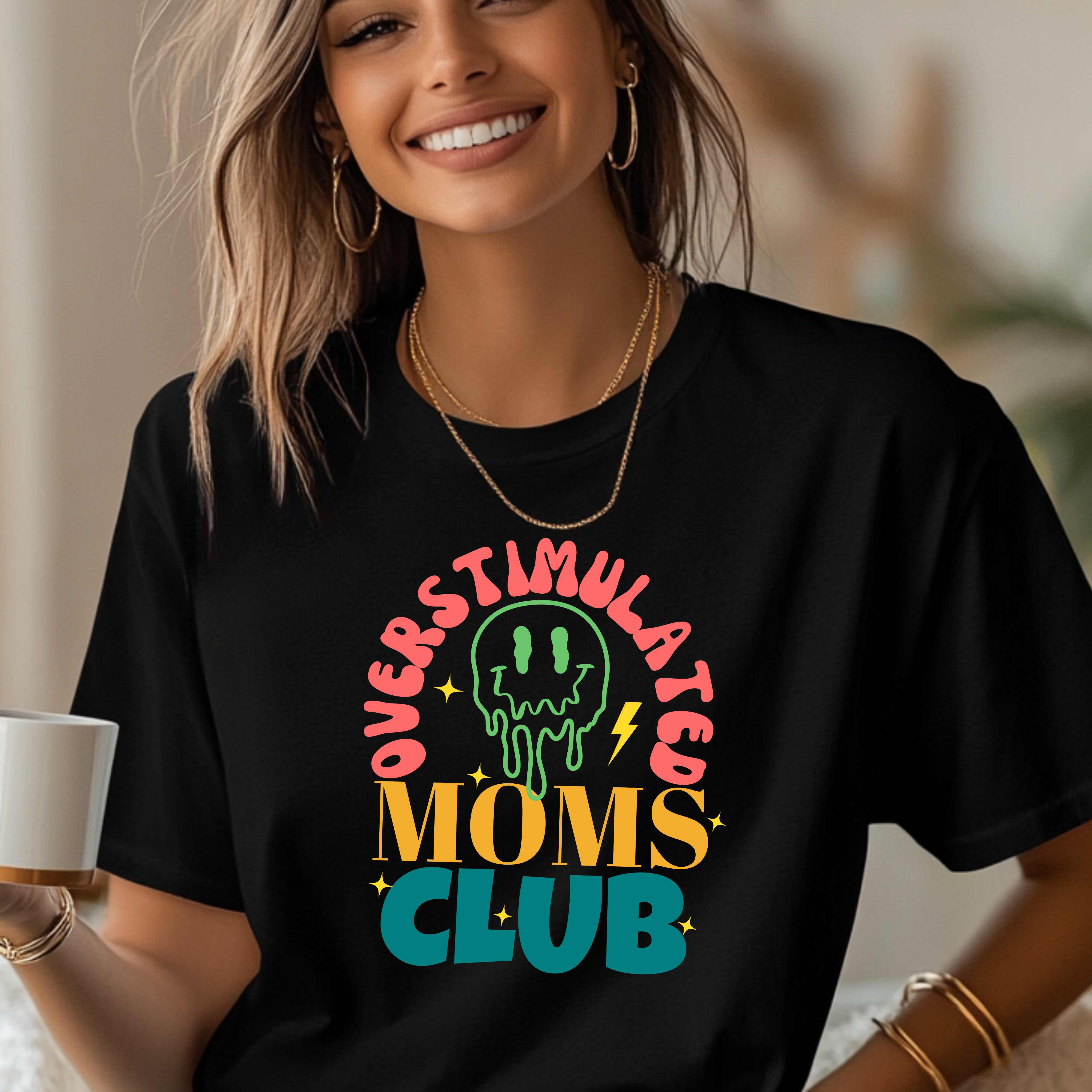 Overstimulated Moms Club Tee - Unisex Heavy Cotton Shirt for Busy Moms product thumbnail image Overstimulated Moms Club Tee - Unisex Heavy Cotton Shirt for Busy Moms product thumbnail image