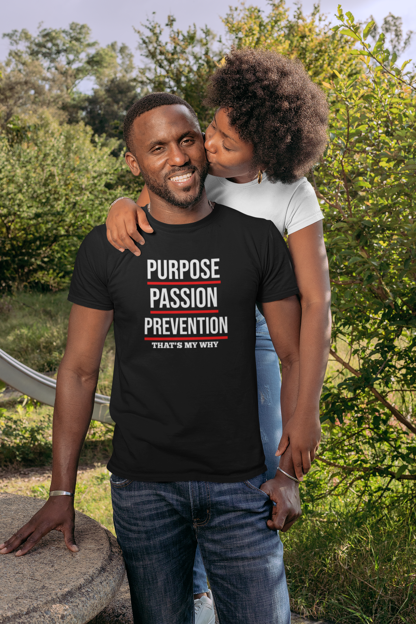 Purpose Passion Prevention Tee, Motivational Shirt, Inspirational Gift, Unisex Graphic Tee, Everyday Wear, Fitness Apparel product thumbnail image Purpose Passion Prevention Tee, Motivational Shirt, Inspirational Gift, Unisex Graphic Tee, Everyday Wear, Fitness Apparel product thumbnail image
