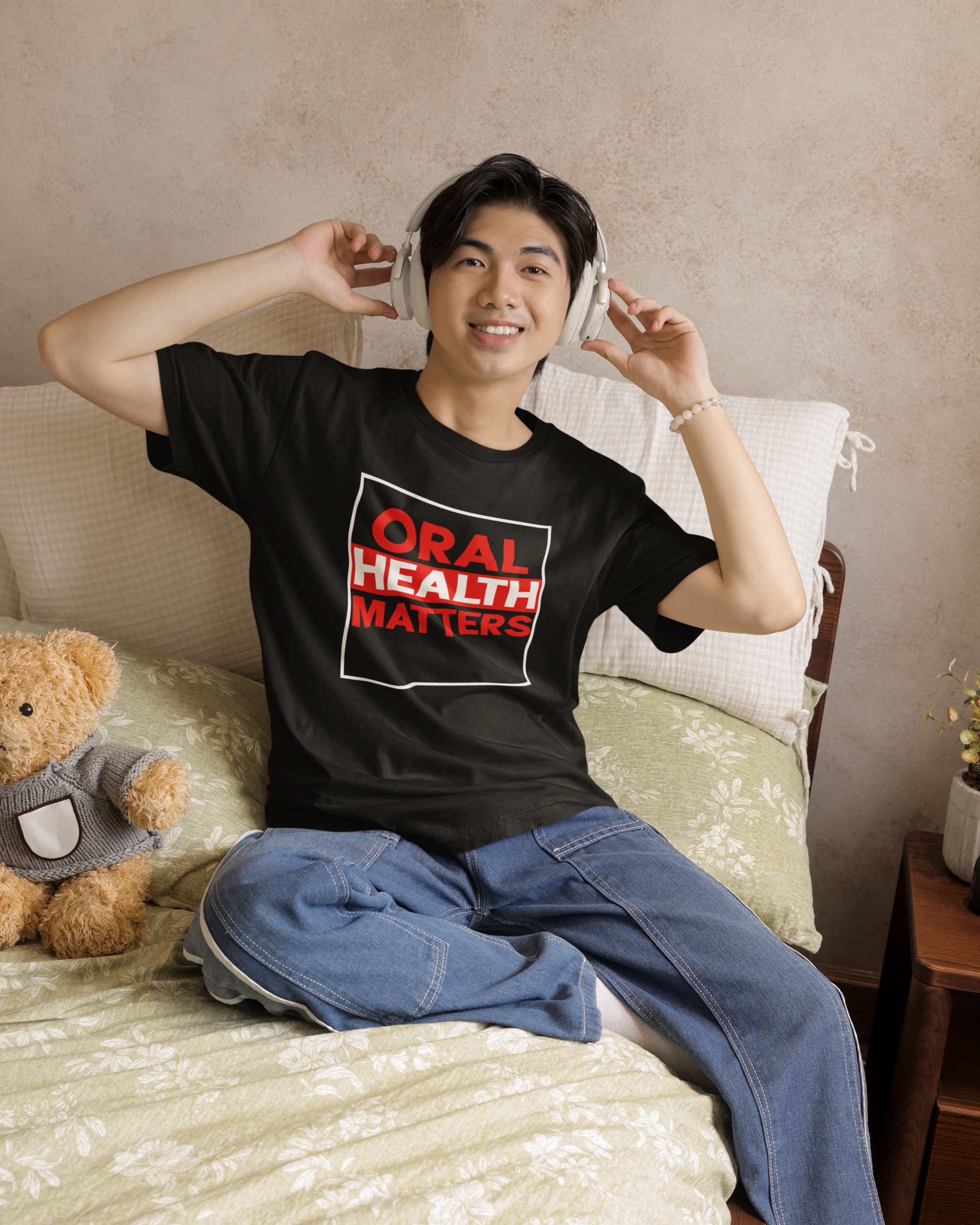 Oral Health Matters Unisex Triblend Tee, Awareness Shirt, Health Advocacy, Gift for Dentists, Casual Wear product thumbnail image Oral Health Matters Unisex Triblend Tee, Awareness Shirt, Health Advocacy, Gift for Dentists, Casual Wear product thumbnail image