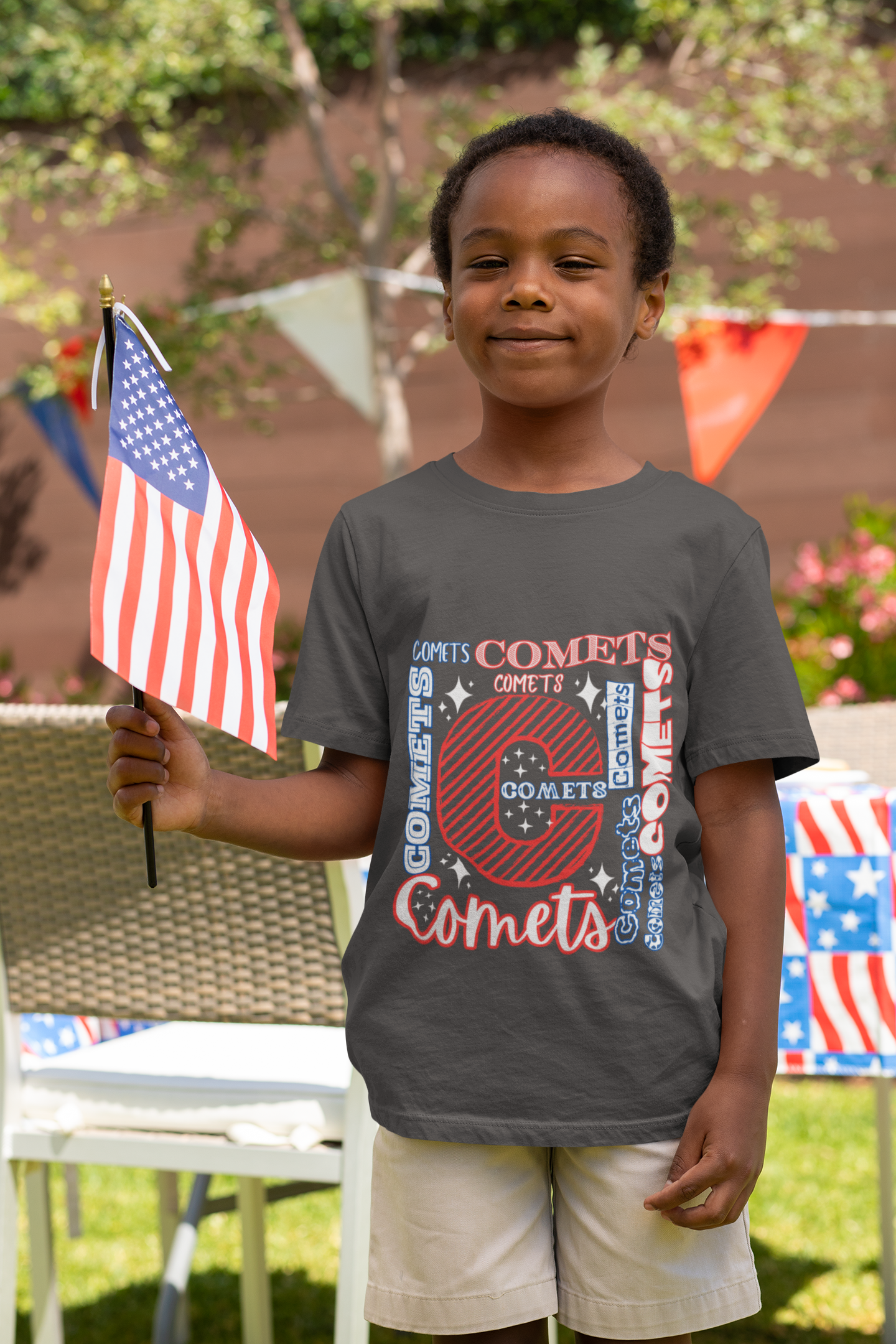 C for Comets - Youth Tee product thumbnail image C for Comets - Youth Tee product thumbnail image