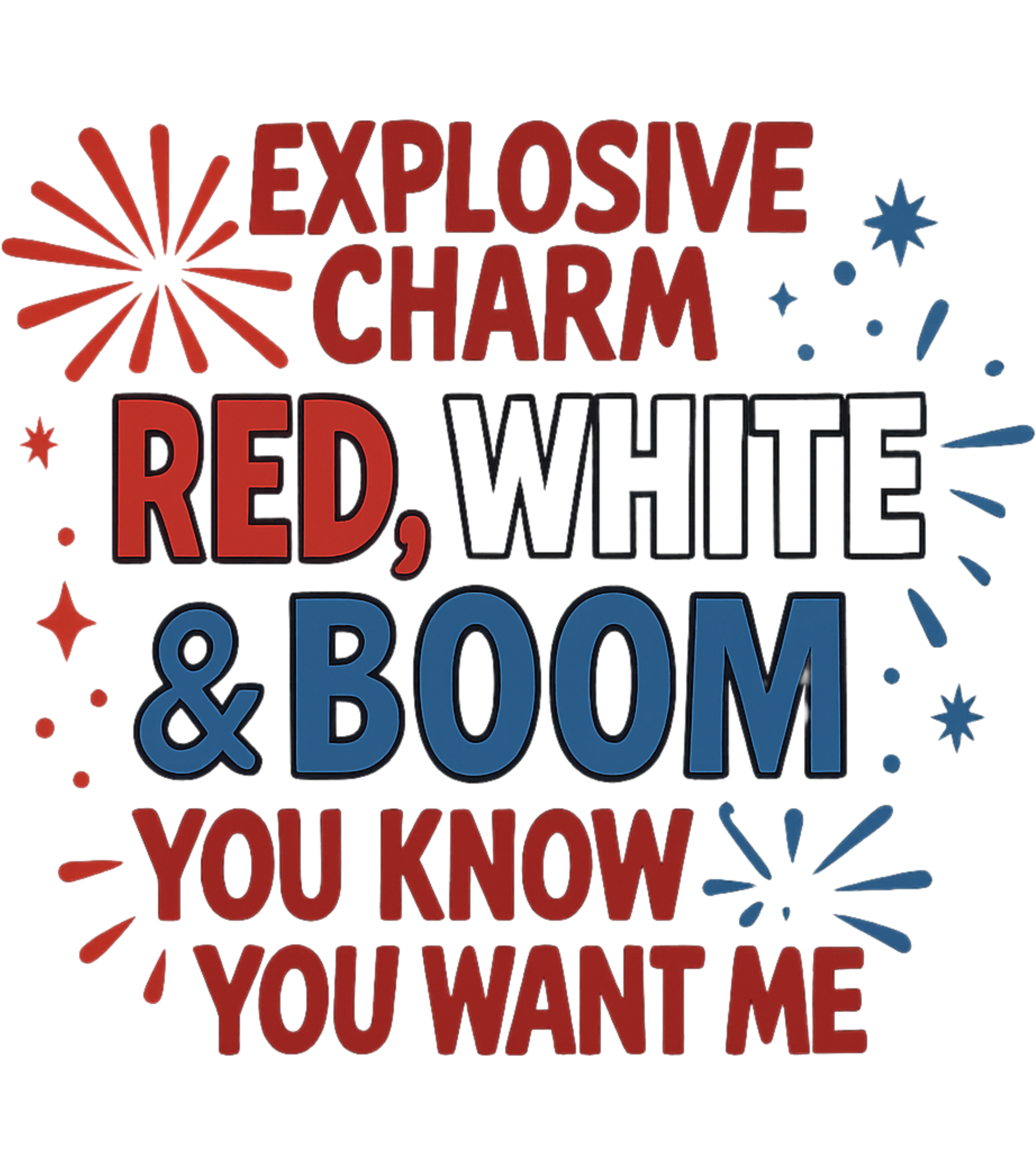 Red, White, and Boom Wants Me, Casual Graphic You Know You Want Me Tee with Quirky Design, Unisex T-Shirt, Perfect for Everyday Wear, Gift for Animal Lovers, Ideal for Birthdays, Casual [...]