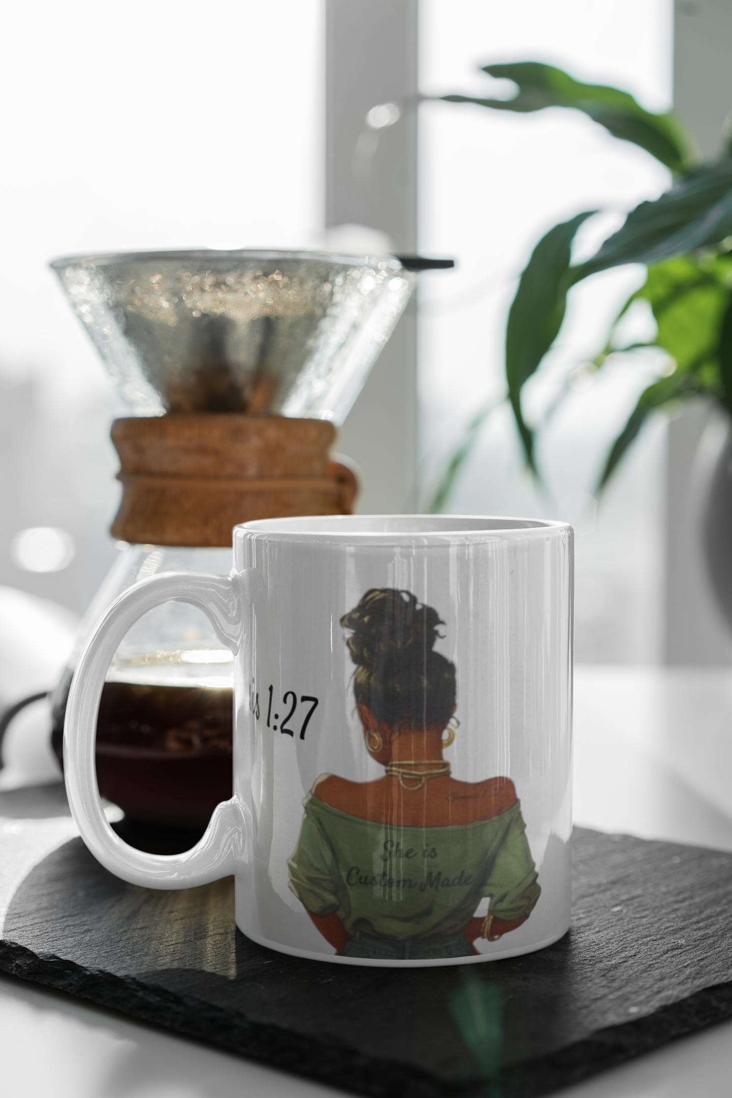 She is Custom Made Genesis 1:27 mug-11oz/15oz