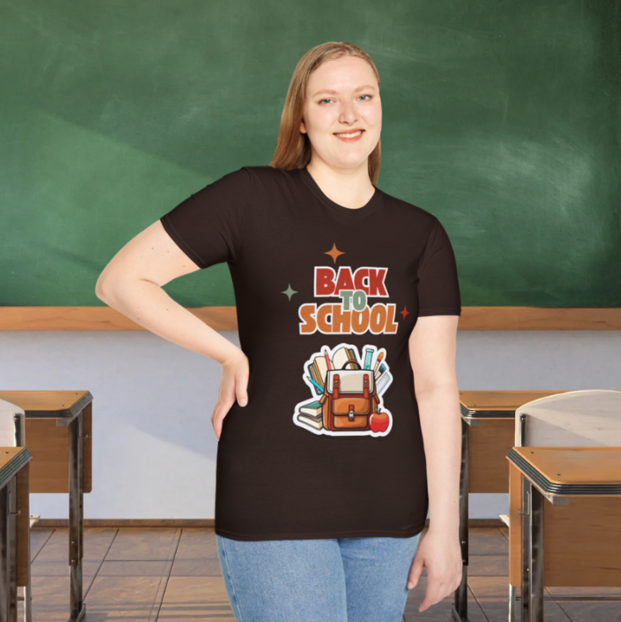 Back to school unisex T-shirt, casual tee for teachers, school spirit shirt, teacher gift, fun first day of school apparel product thumbnail image Back to school unisex T-shirt, casual tee for teachers, school spirit shirt, teacher gift, fun first day of school apparel product thumbnail image