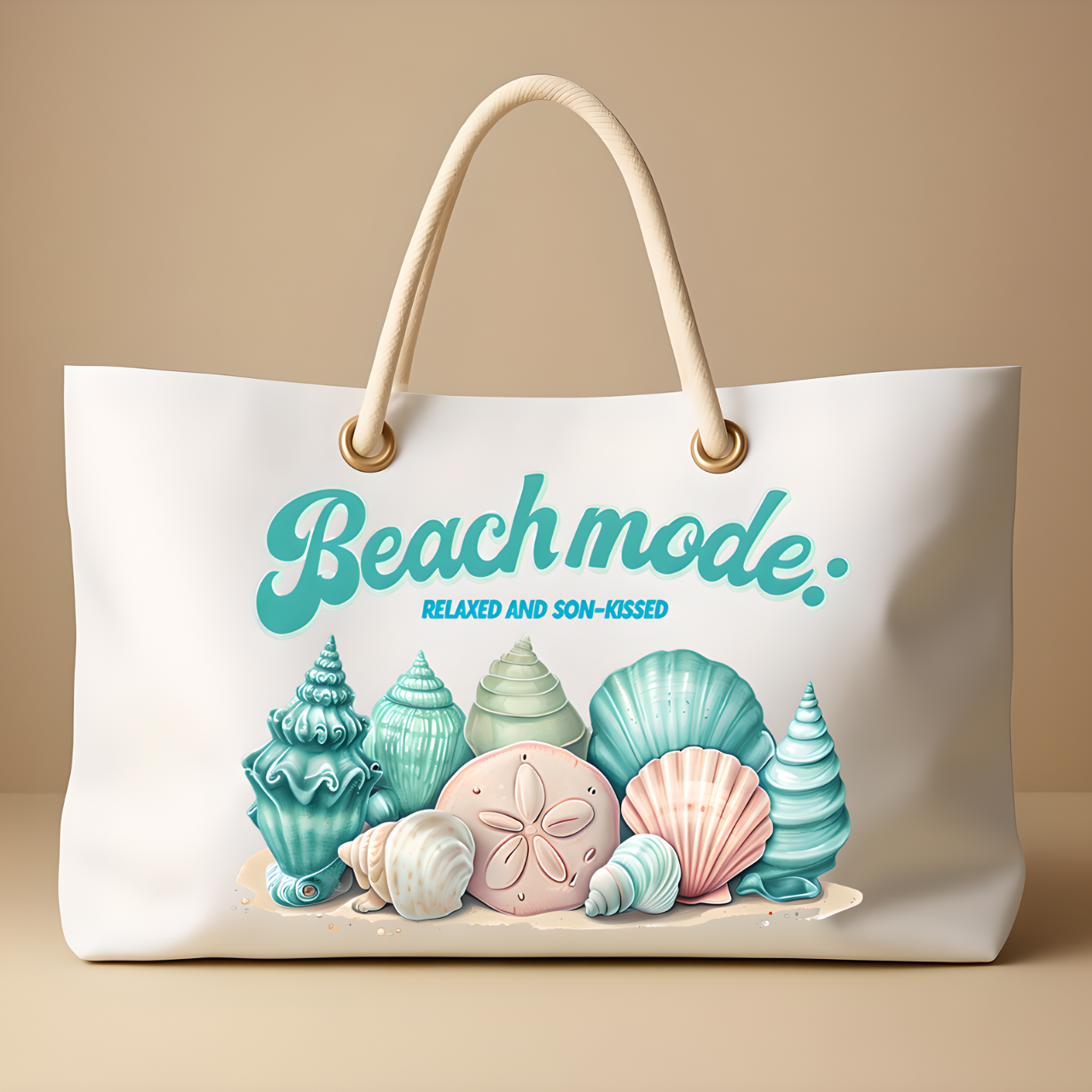 Beach Mode Weekender Bag | Faith-Based Travel Tote | Spacious &amp; Durable Coastal Bag product thumbnail image