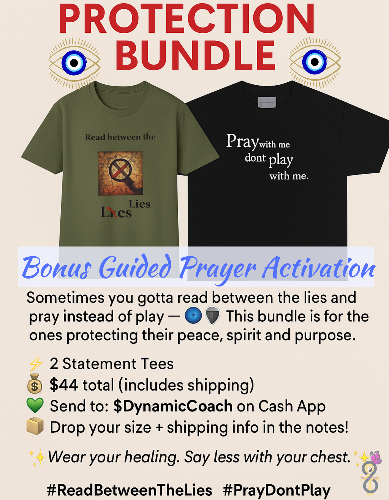 "Spiritual Armor" Tee Bundle + Bonus Guided Prayer product thumbnail image
