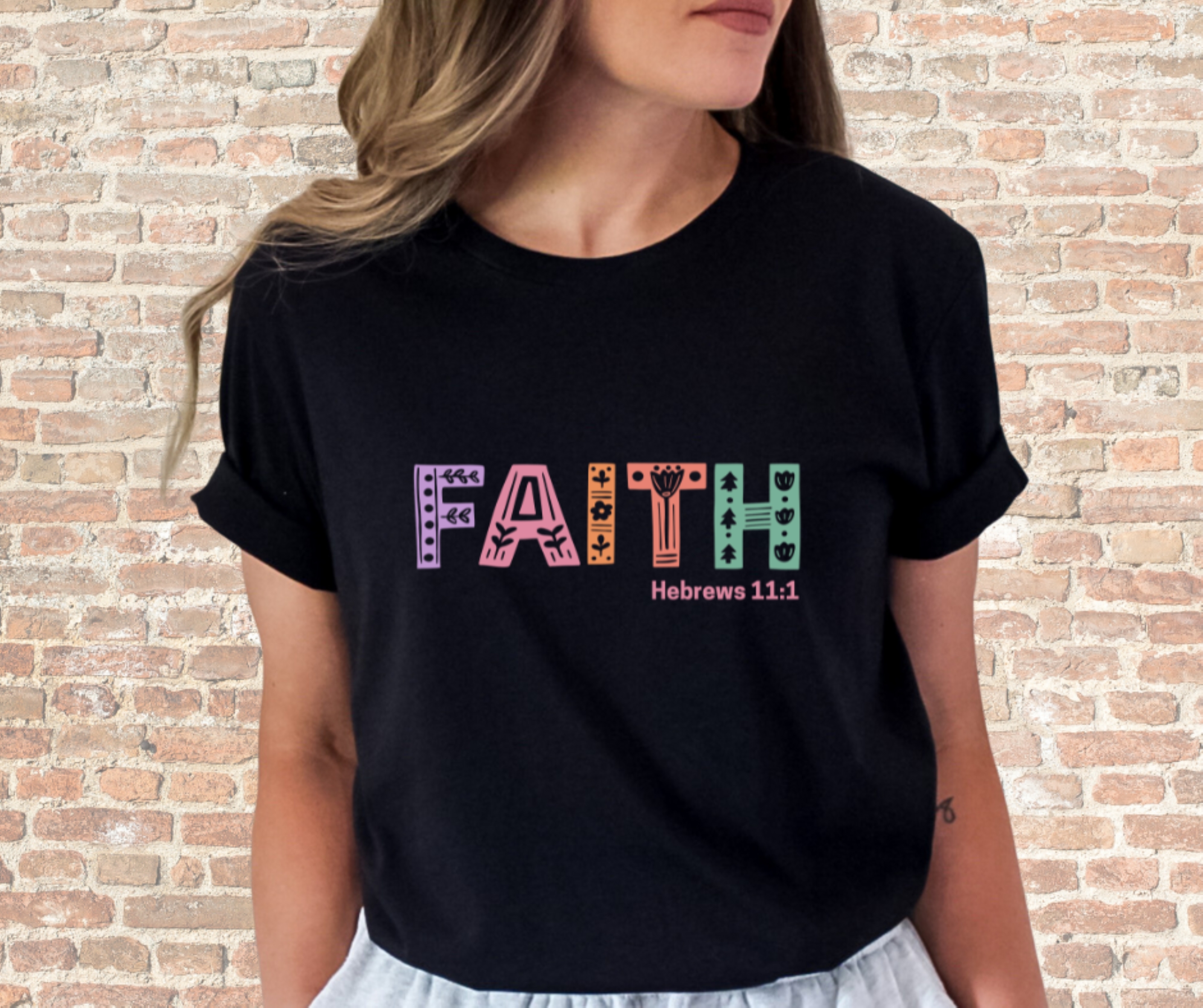 Faith Hebrews 11:1 Bible Verse Shirt, Gilden Unisex Softstyle Short Sleeve Christian Tee Shirt