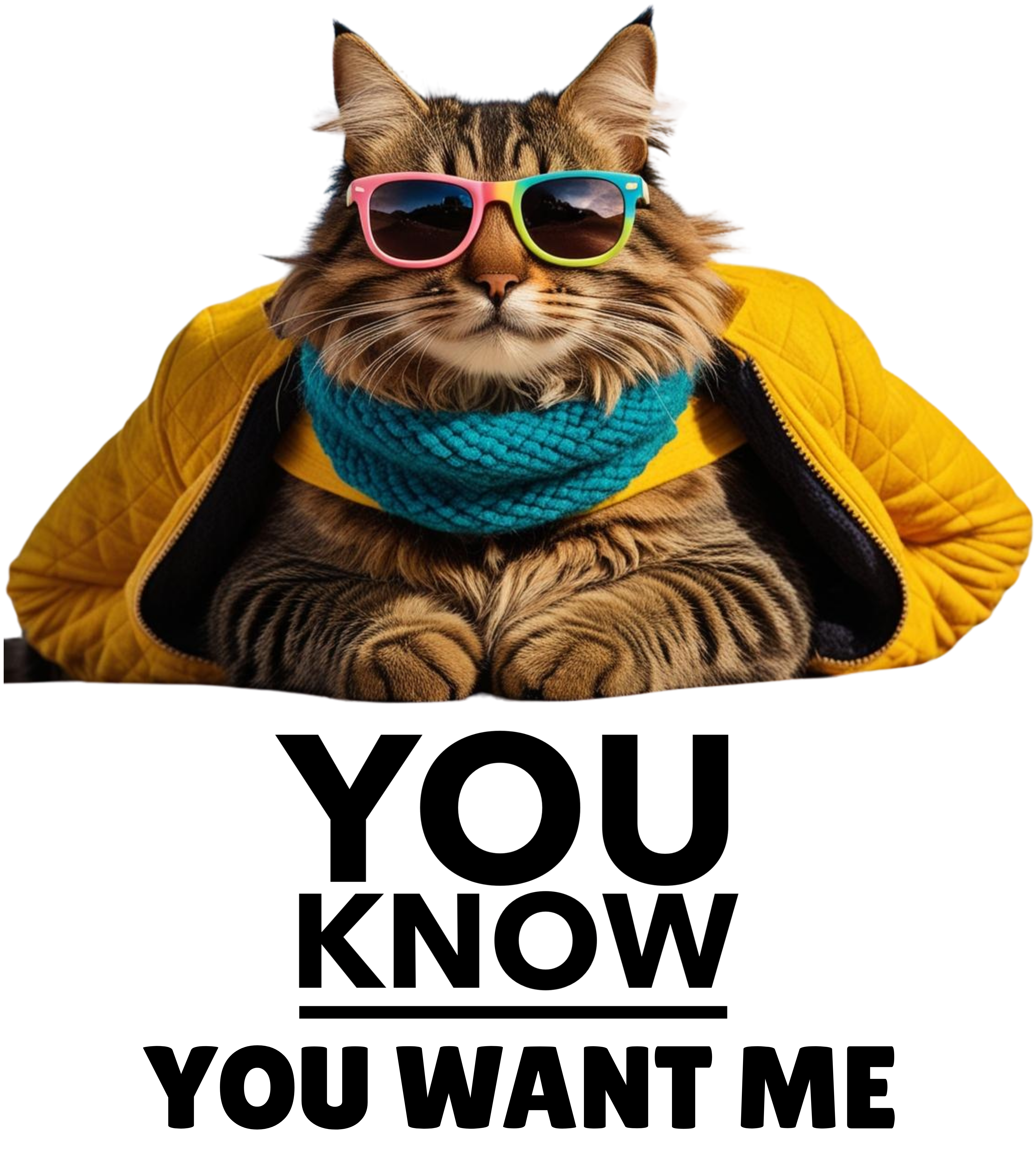 One cool cat Wants Me, Casual Graphic You Know You Want Me Tee with Quirky Design, Unisex T-Shirt, Perfect for Everyday Wear, Gift for Animal Lovers, Ideal for Birthdays, Casual [...]