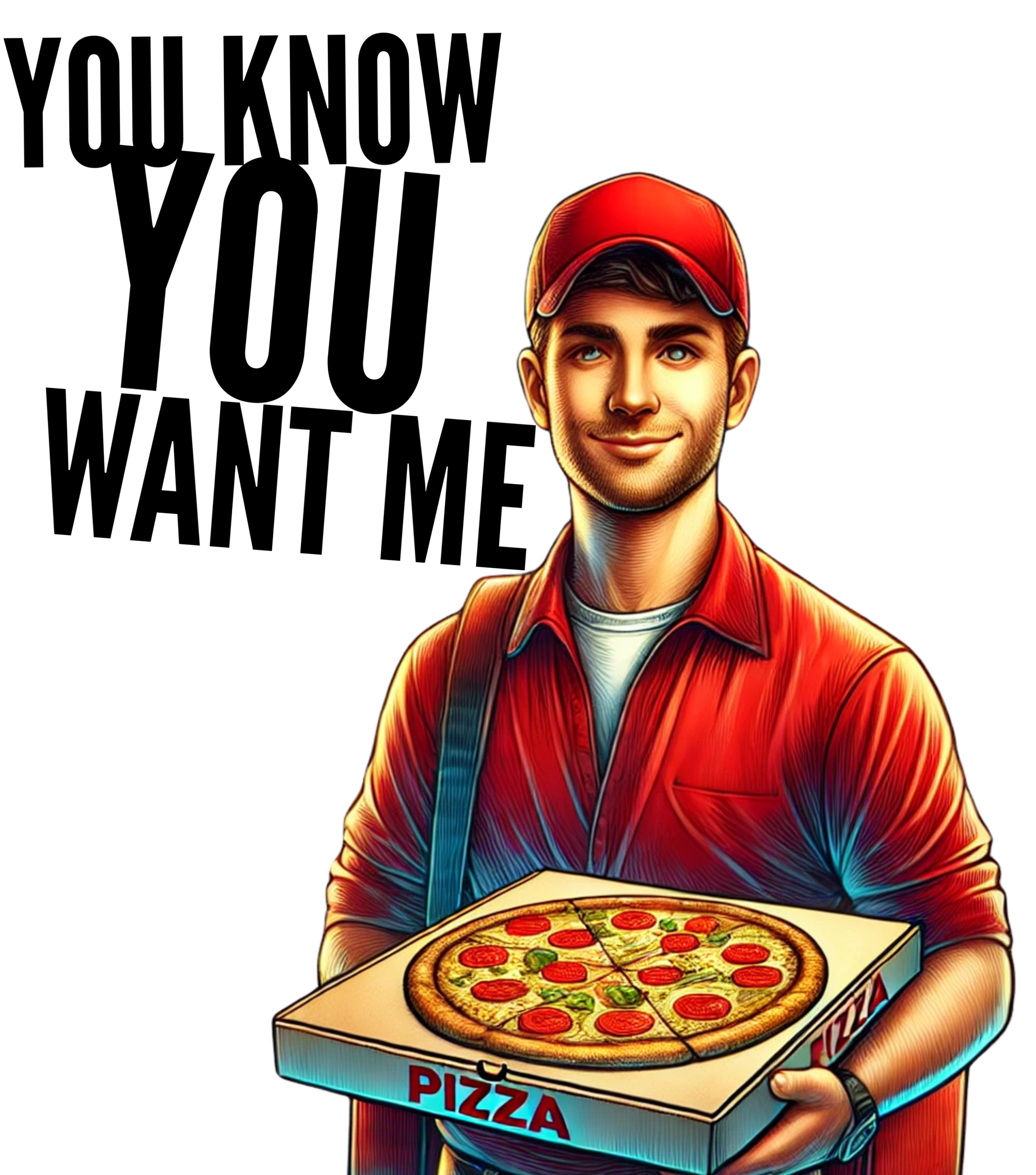 Pizza Delivery Wants Me, Casual Graphic You Know You Want Me Tee with Quirky Design, Unisex T-Shirt, Perfect for Everyday Wear, Gift for Animal Lovers, Ideal for Birthdays, Casual [...] product thumbnail image