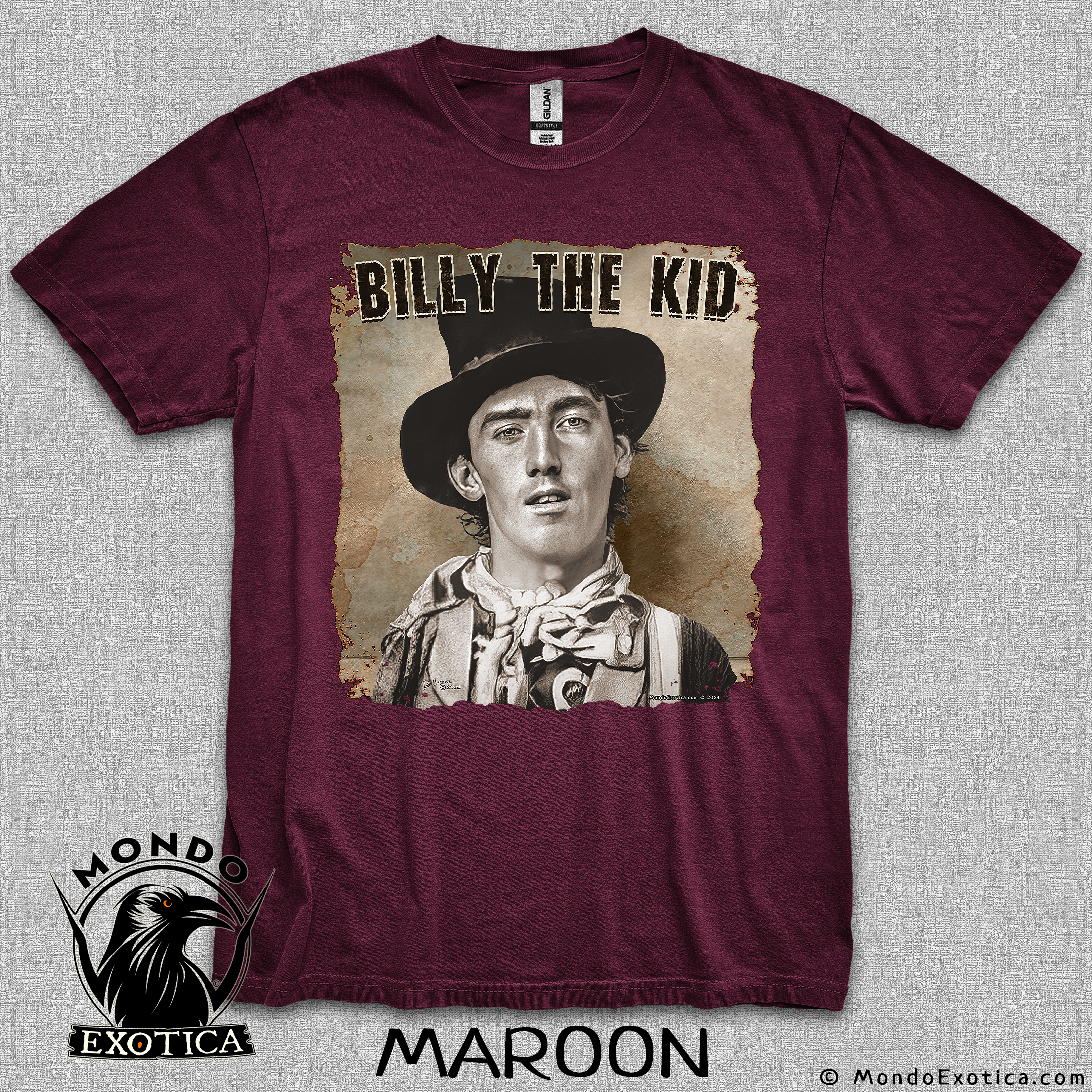 Billy The Kid T-Shirt... Cowboy Outlaw Gunfighter Of The Wild West... Western T-Shirt Billy The Kid T-Shirt... Cowboy Outlaw Gunfighter Of The Wild West... Western T-Shirt