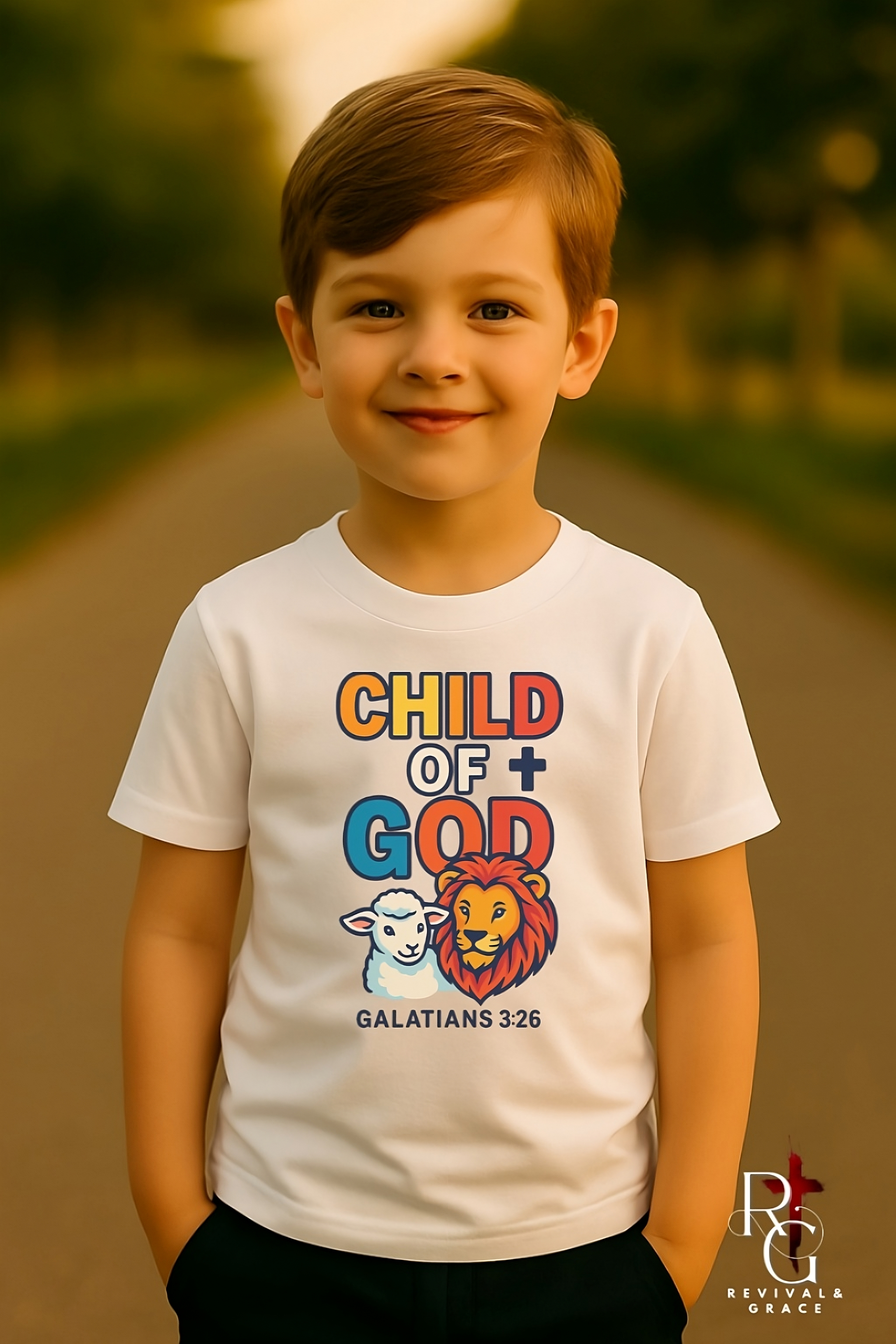 Child of God" Christian Kids T-Shirt – Galatians 3:26