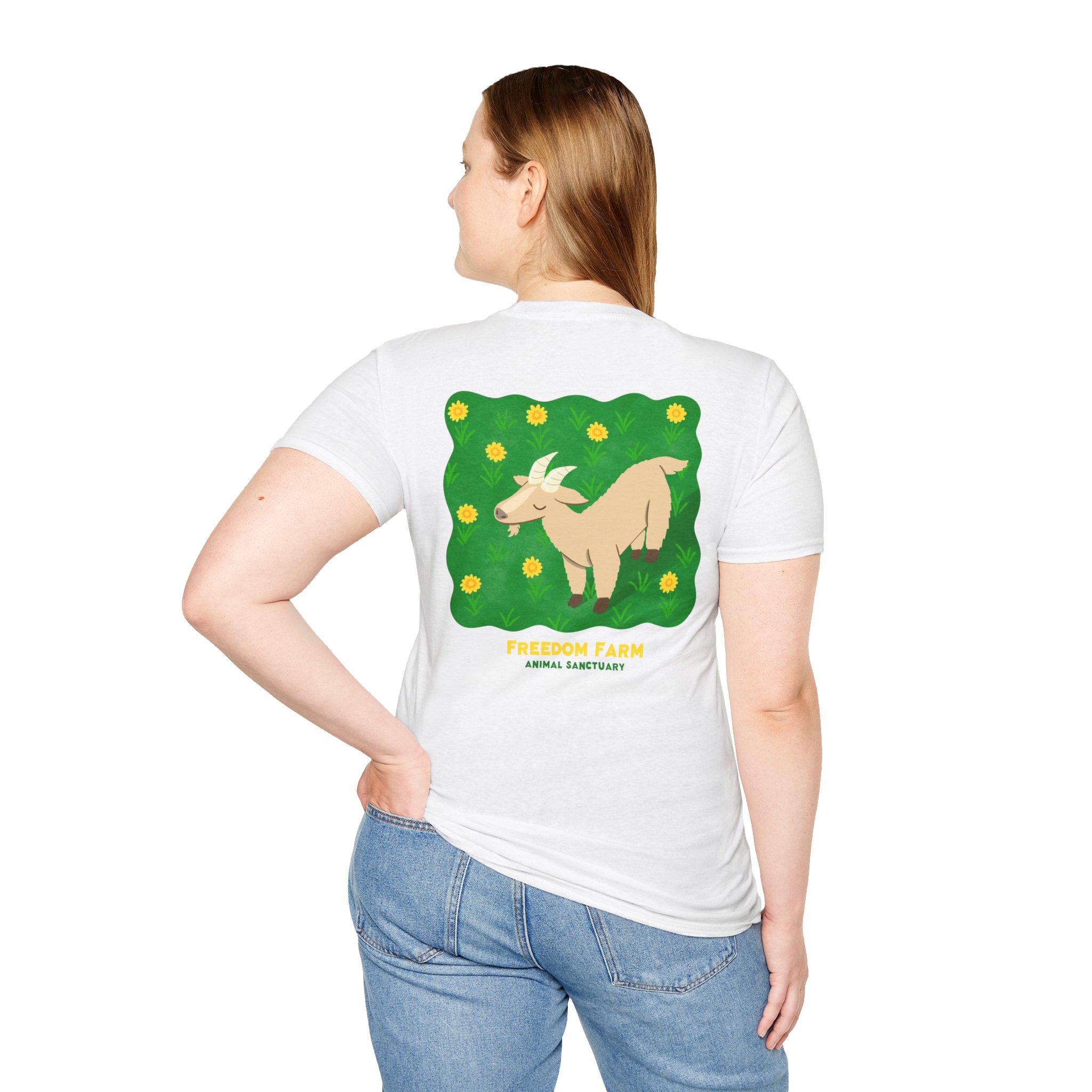 Carmel in the Pasture – Freedom Farm Animal Sanctuary Shirt product thumbnail image Carmel in the Pasture – Freedom Farm Animal Sanctuary Shirt product thumbnail image
